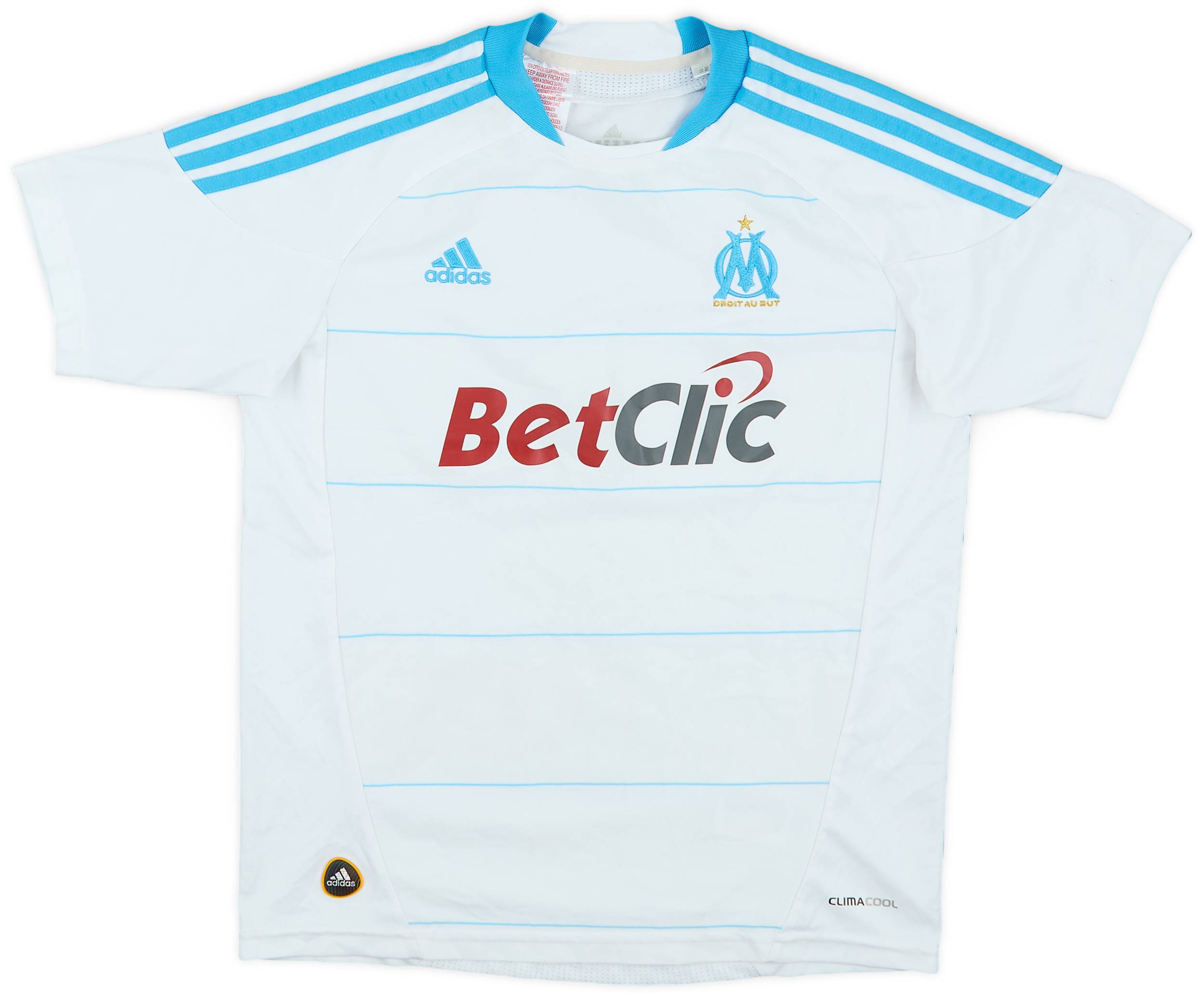 2010-11 Olympique Marseille Home Shirt - 9/10 - (M.Boys)