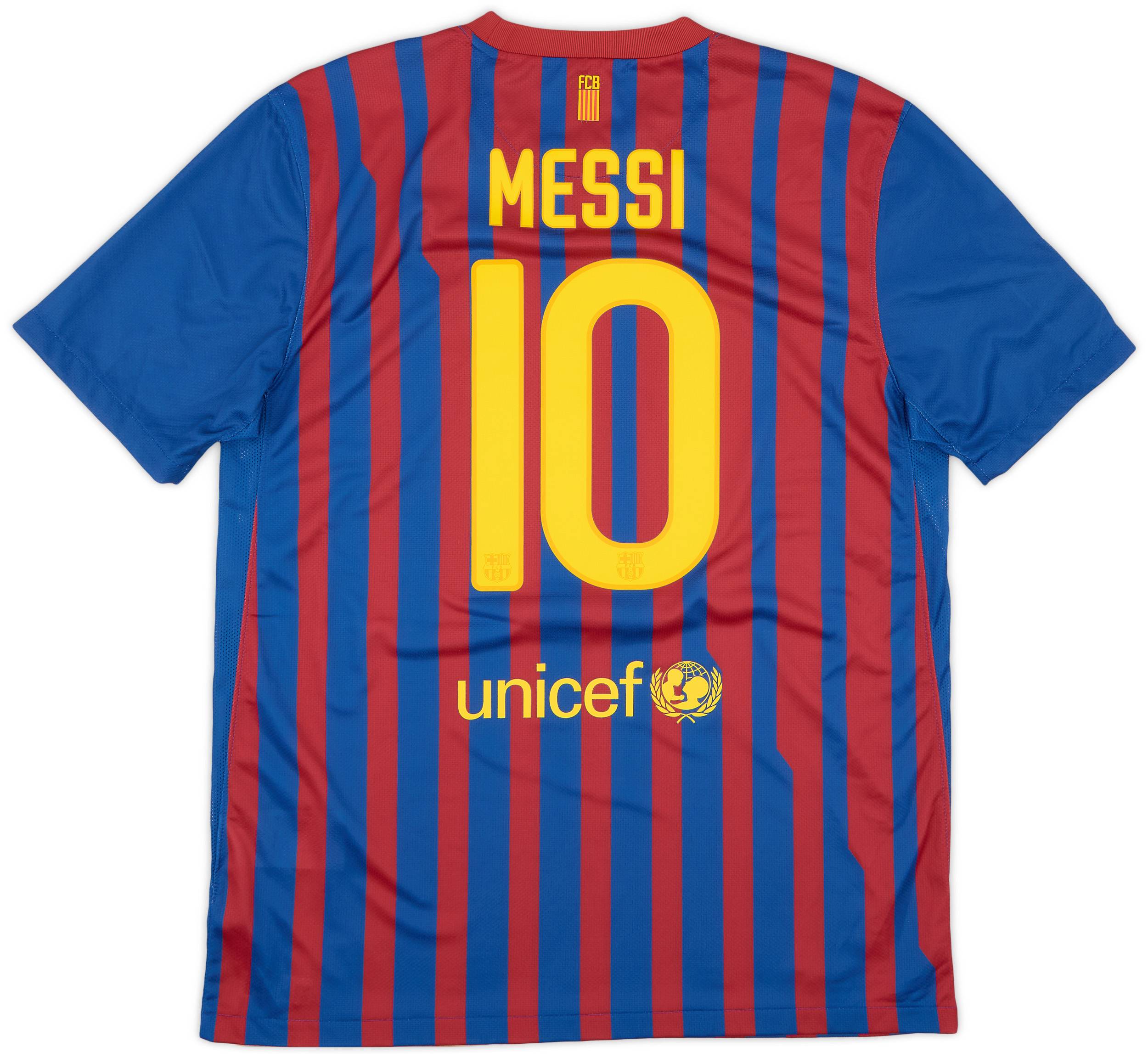 2011-12 Barcelona Home Shirt Messi #10 - 9/10 - (L)