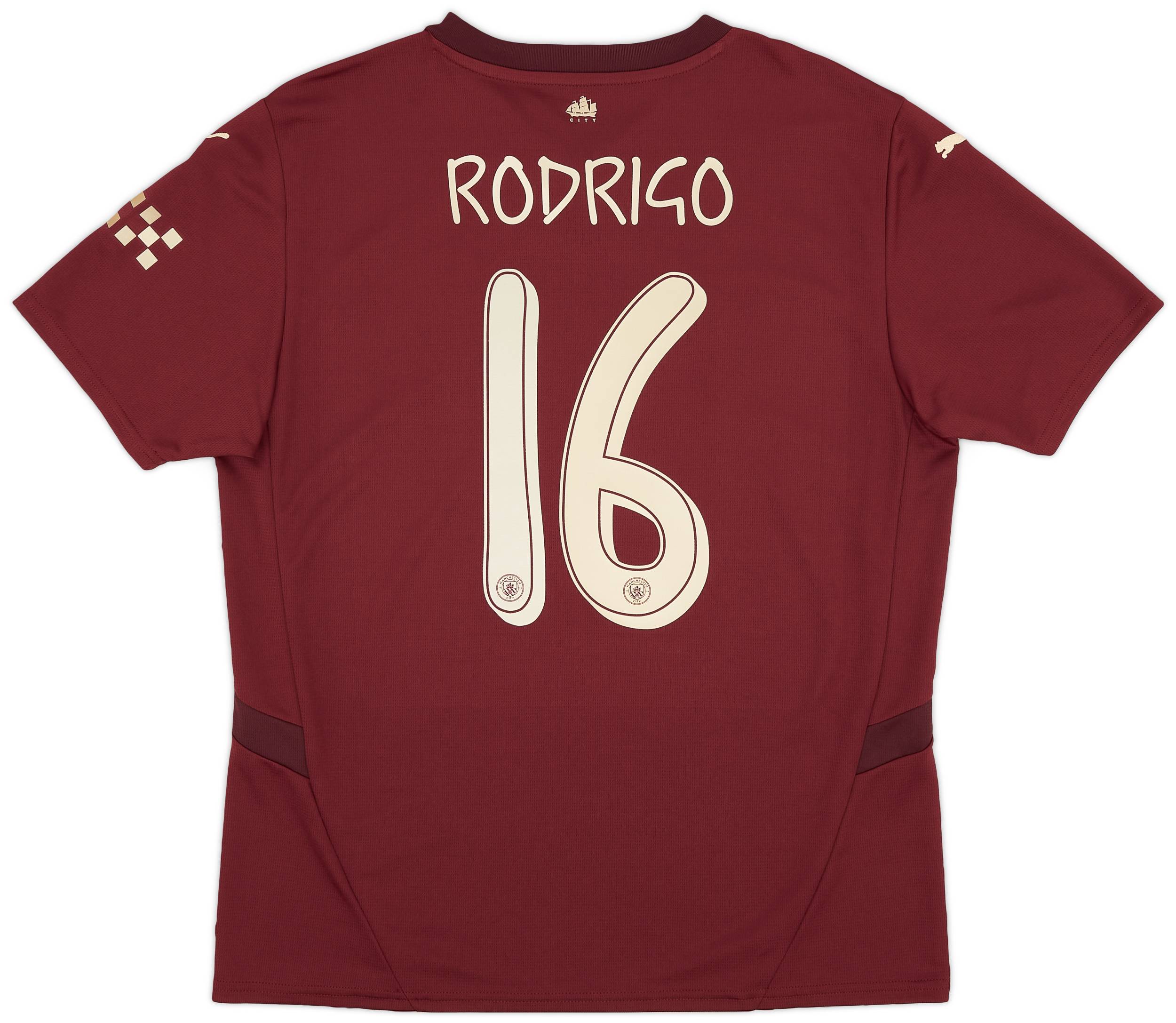 2024-25 Manchester City Third Shirt Rodrigo #16