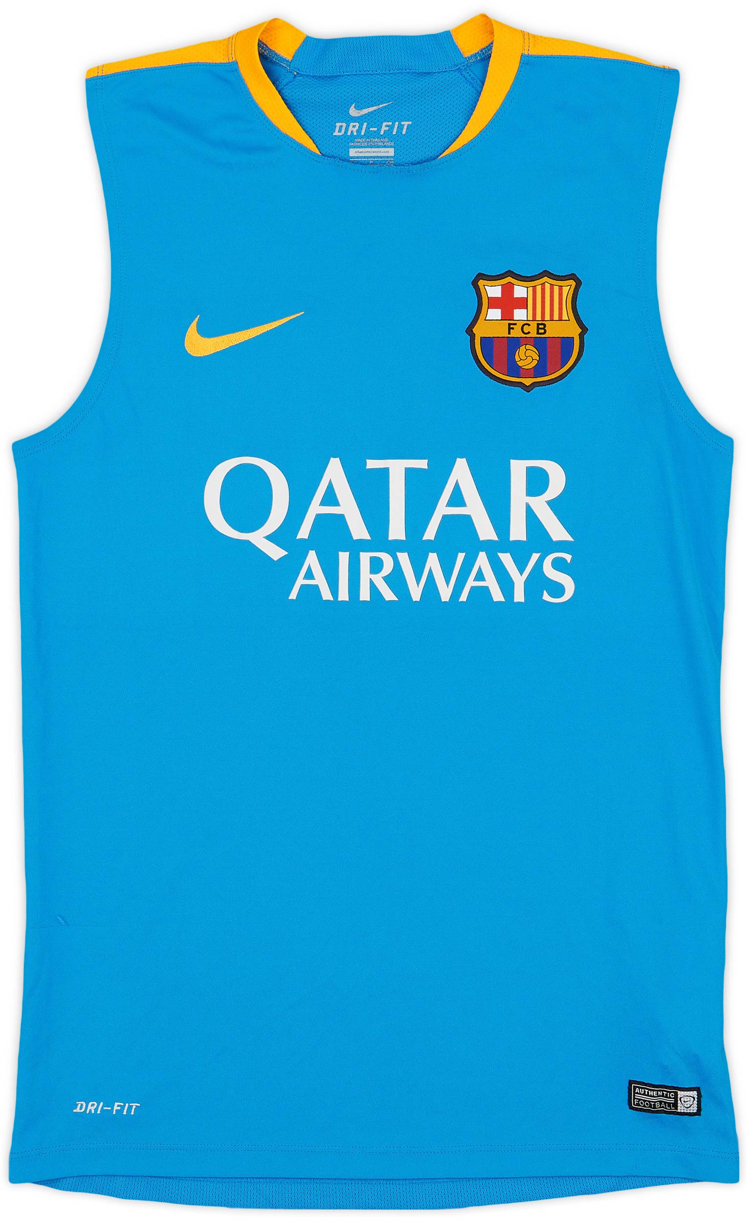 2015-16 Barcelona Nike Training Vest - 9/10 - (S)