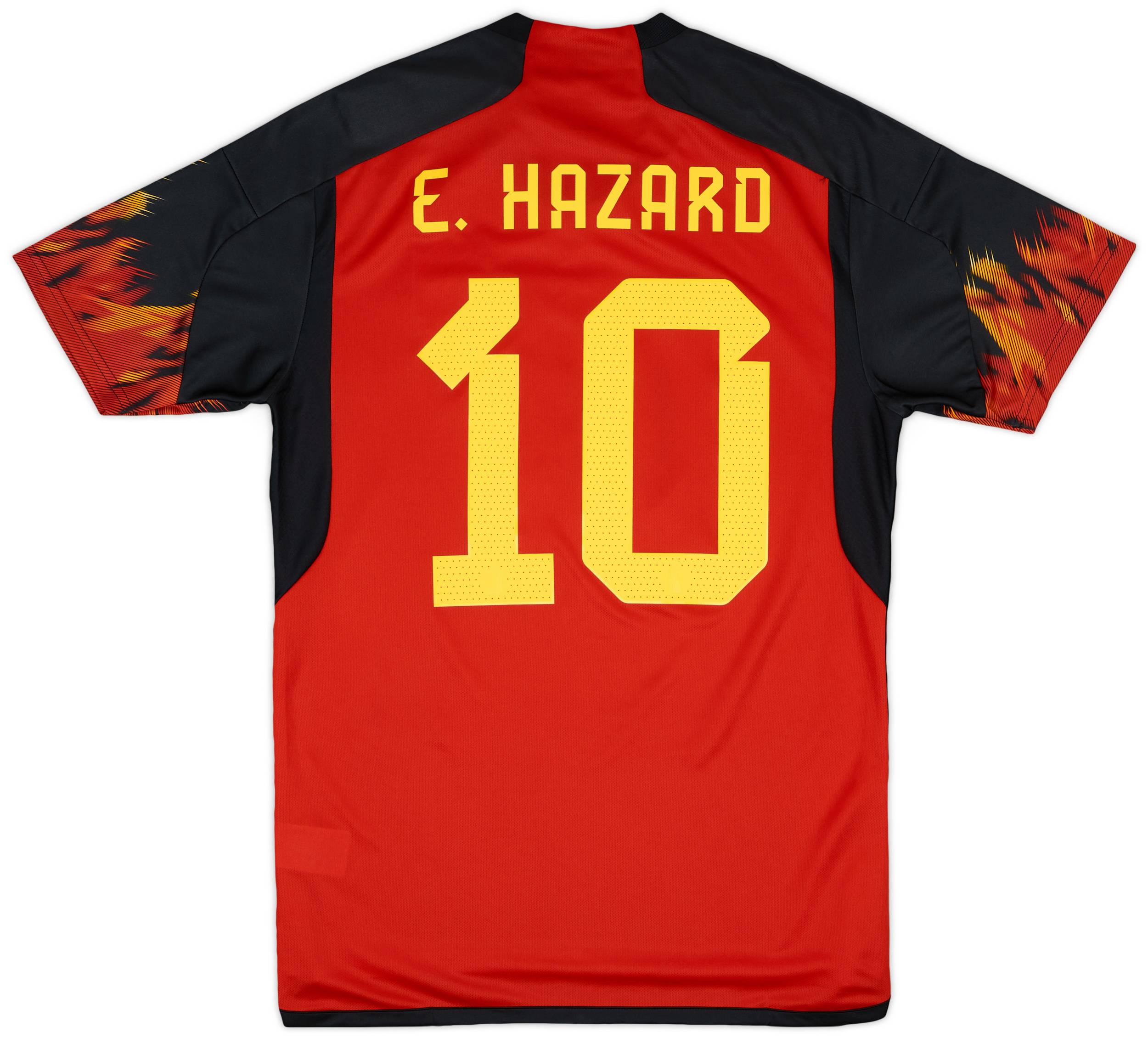 adidas Belgium E. HAZARD 10 ユニフォーム 2022-23 Belgium Home Shirt E.Hazard #10