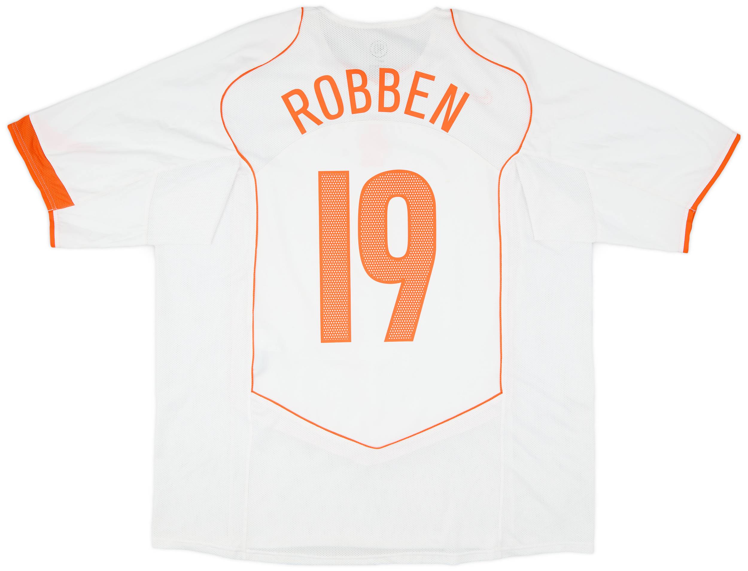 2004-06 Netherlands Away Shirt Robben #19 - 8/10 - (XL)