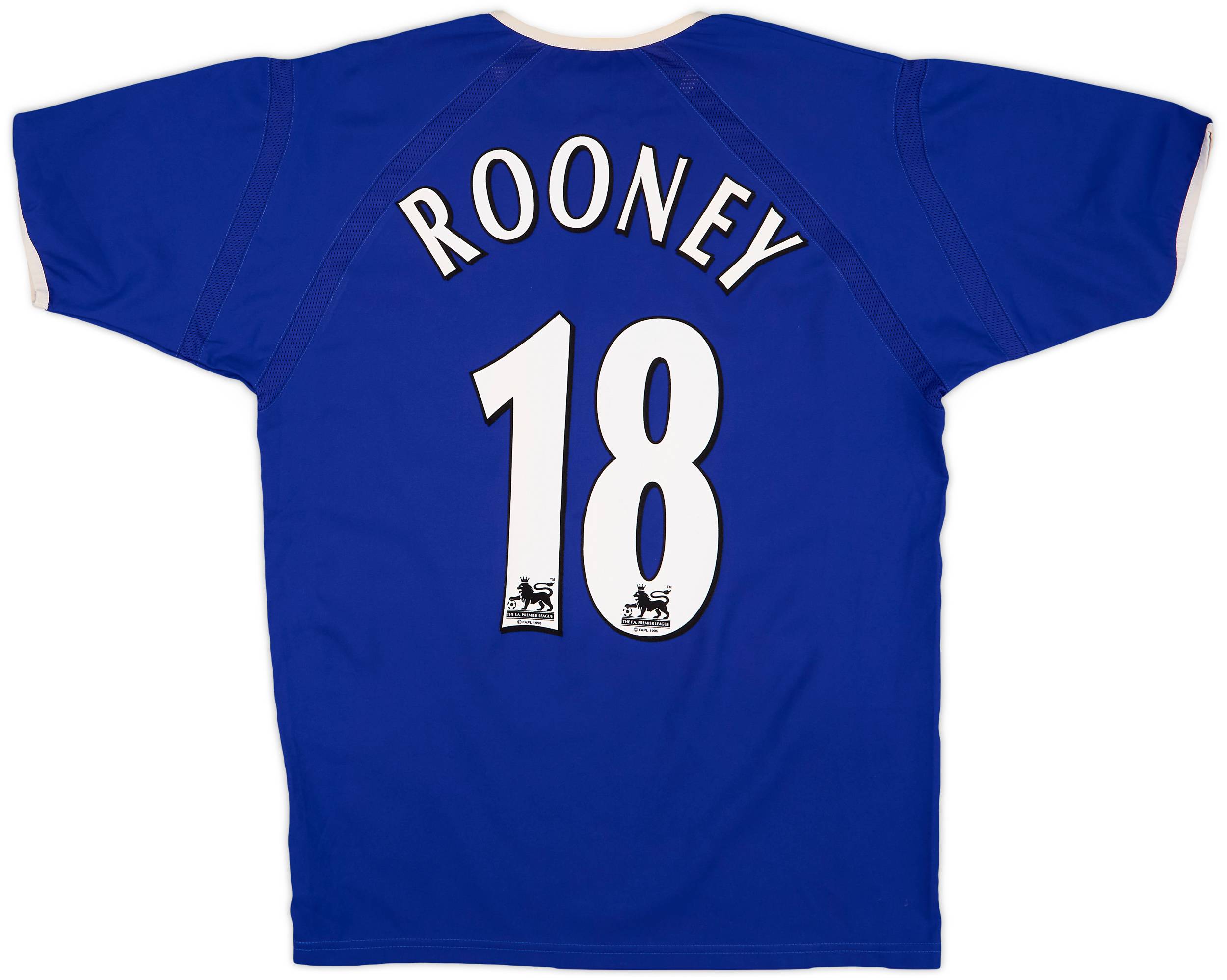 2003-04 Everton Home Shirt Rooney #18 - 9/10 - (S)