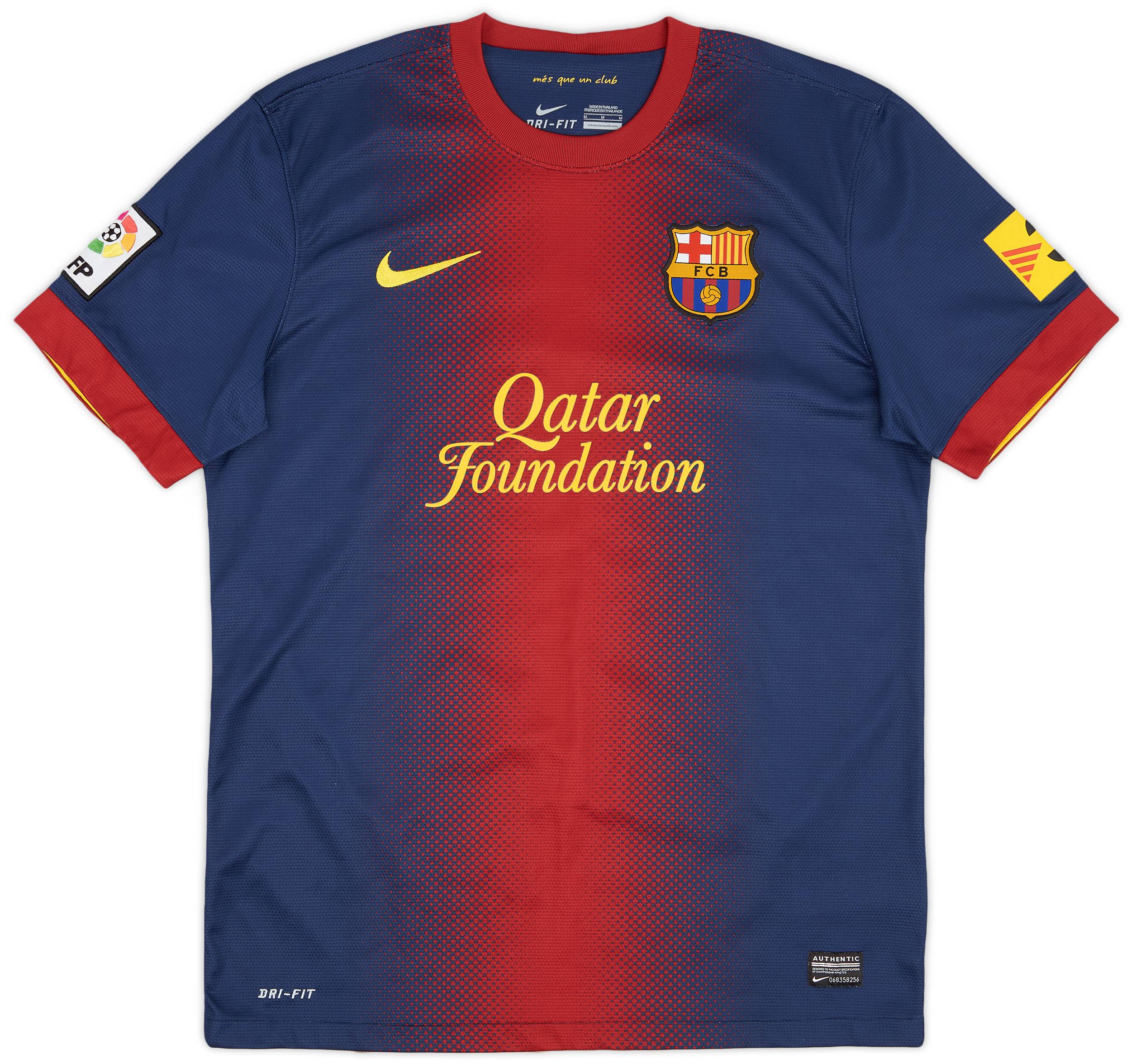 2012-13 Barcelona Home Shirt Manuel - 9/10 - (M)