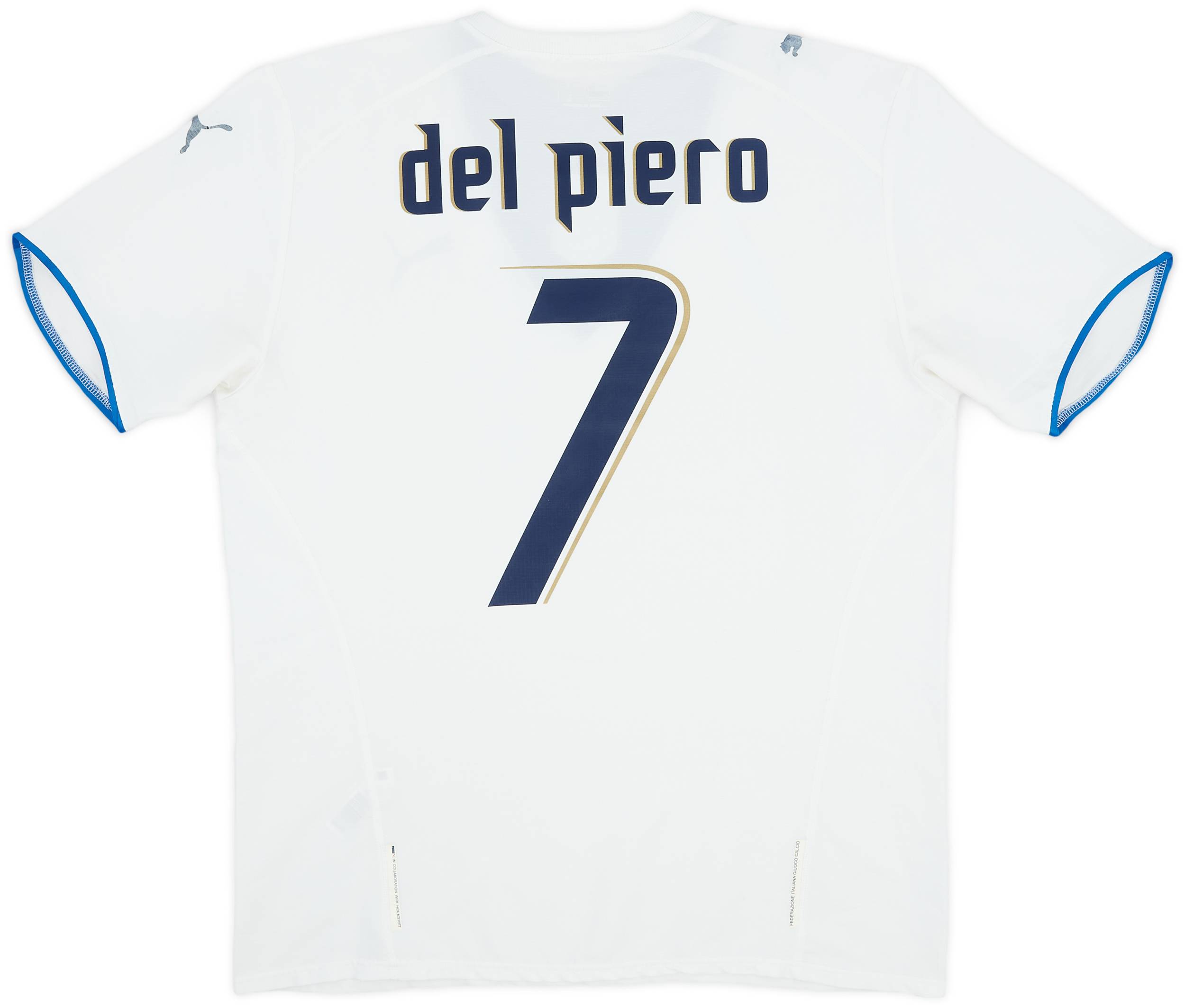 2006 Italy Away Shirt Del Piero #7 - 6/10 - (L)