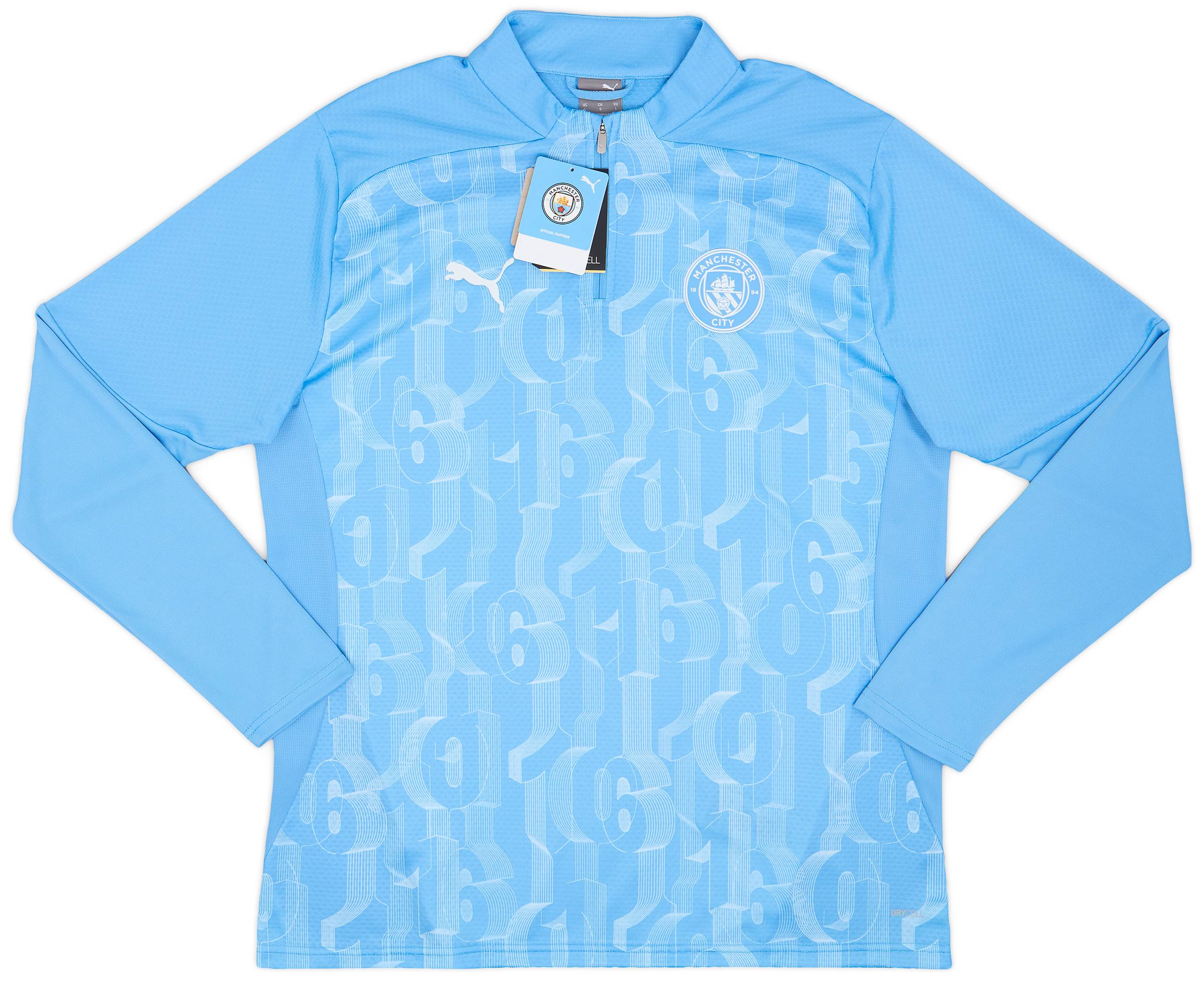 2024-25 Manchester City Puma 1/4 Zip Pre-Match Top-