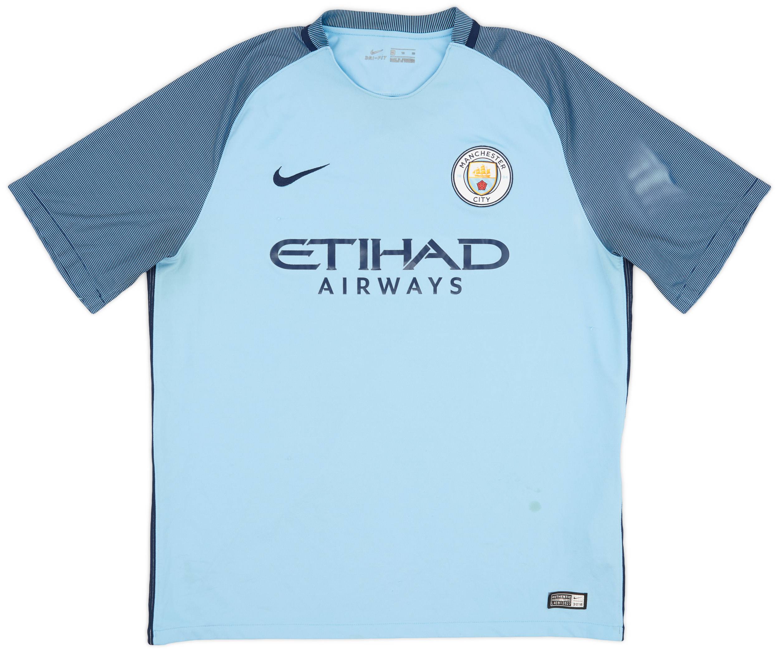 2016-17 Manchester City Home Shirt - 4/10 - (XL)