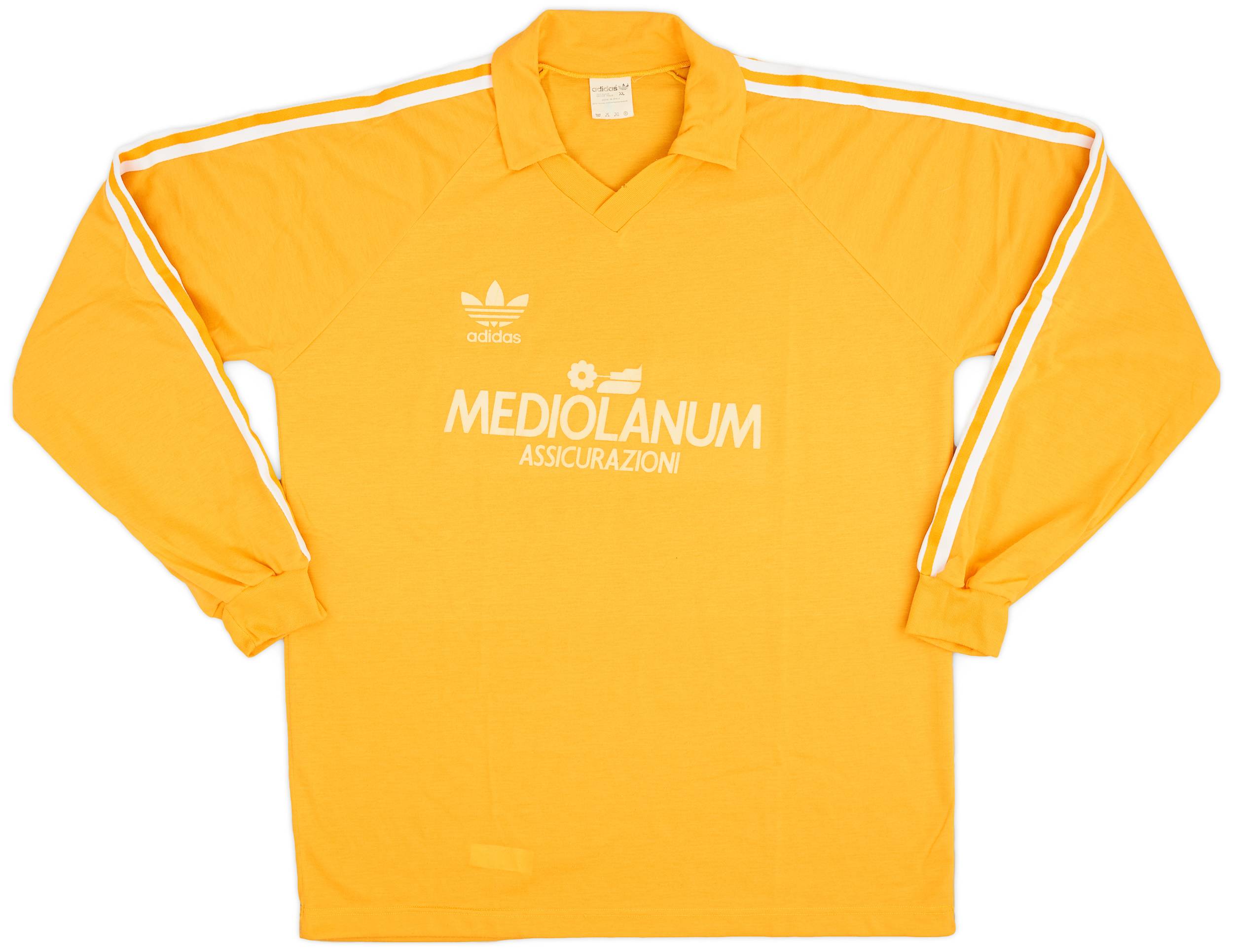 1990-91 AC Milan adidas Training L/S Shirt - 8/10 - (XL)
