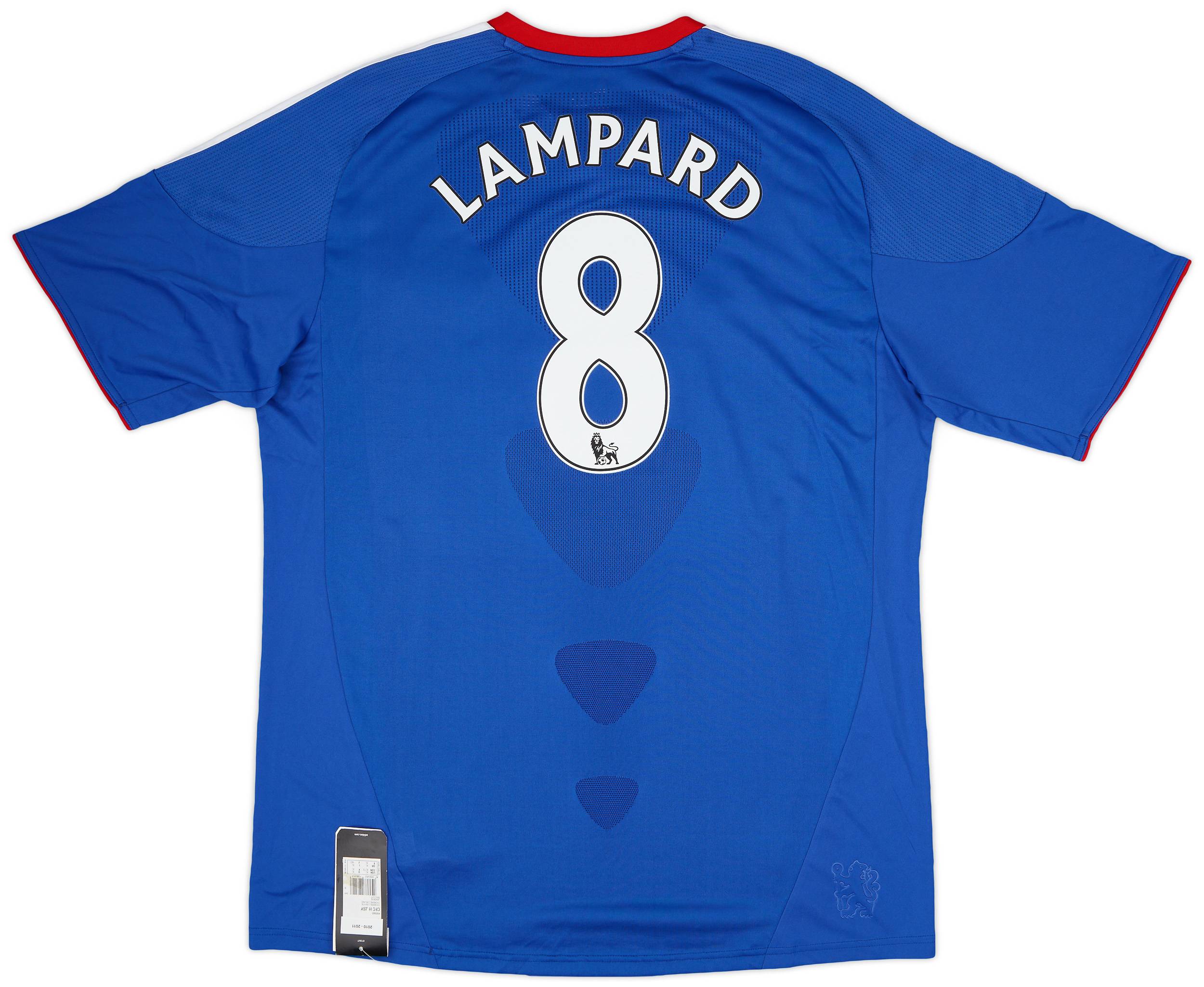 チェルシー LAMPARD 8 シャツ XL ランパード　ユニフォーム　サッカー 2010-11 Chelsea Home Shirt Lampard #8 (XL)