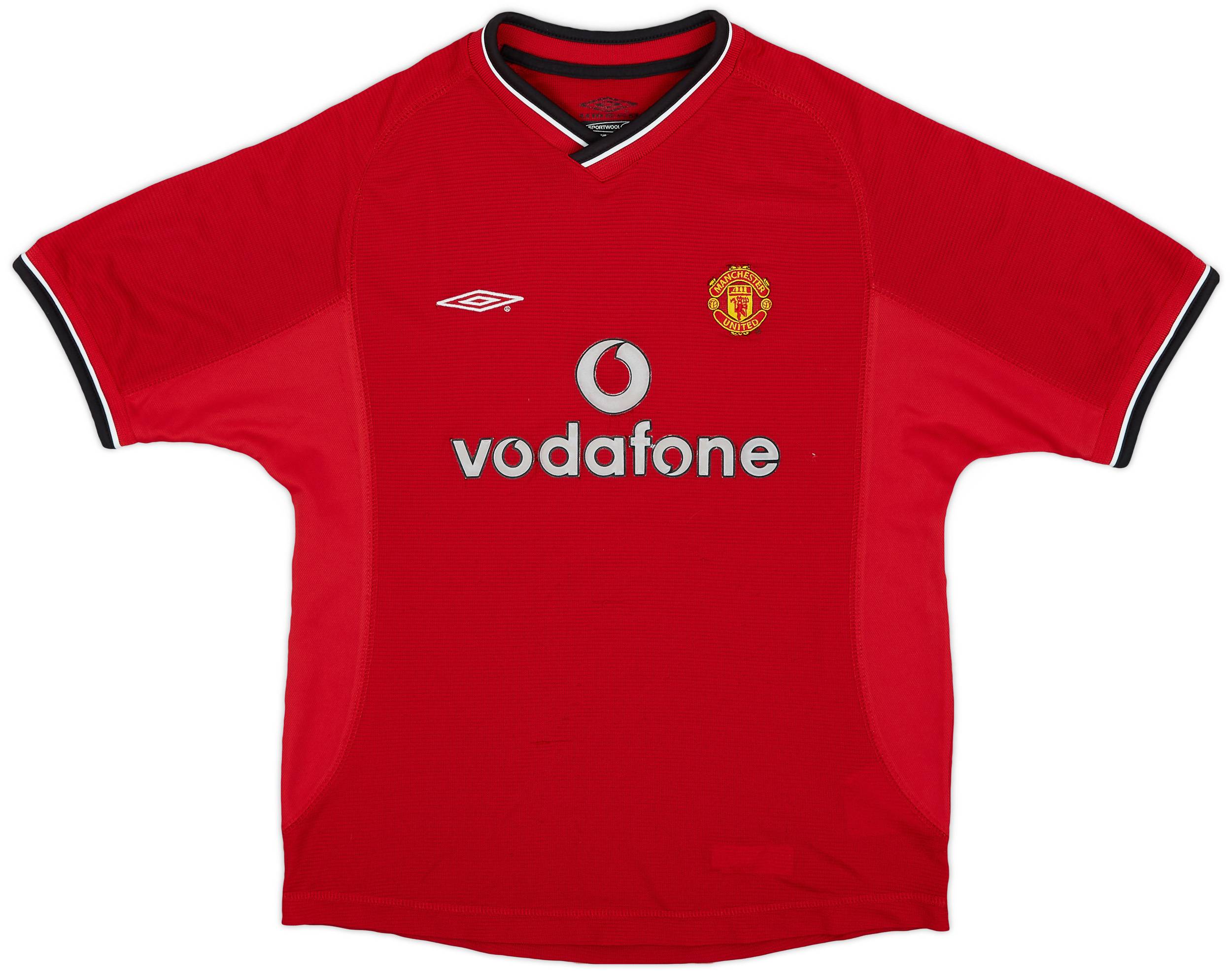 2000-02 Manchester United Home Shirt - 3/10 - (M.Boys)