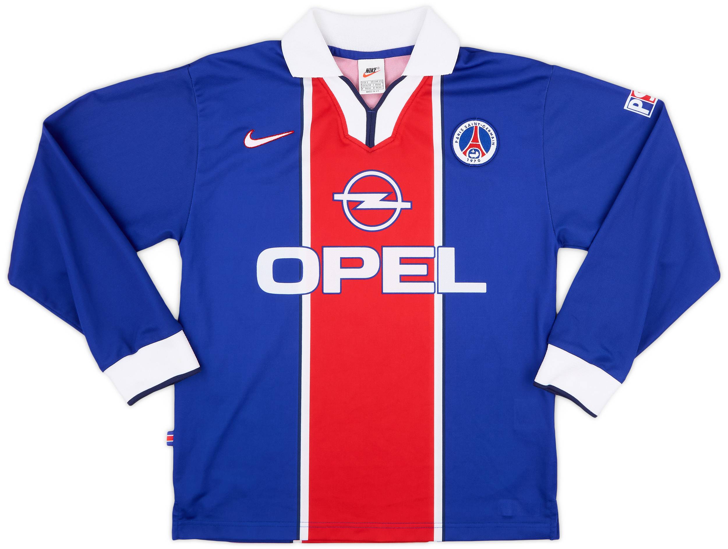 1997-98 Paris Saint-Germain Player Issue Home L/S Shirt - 9