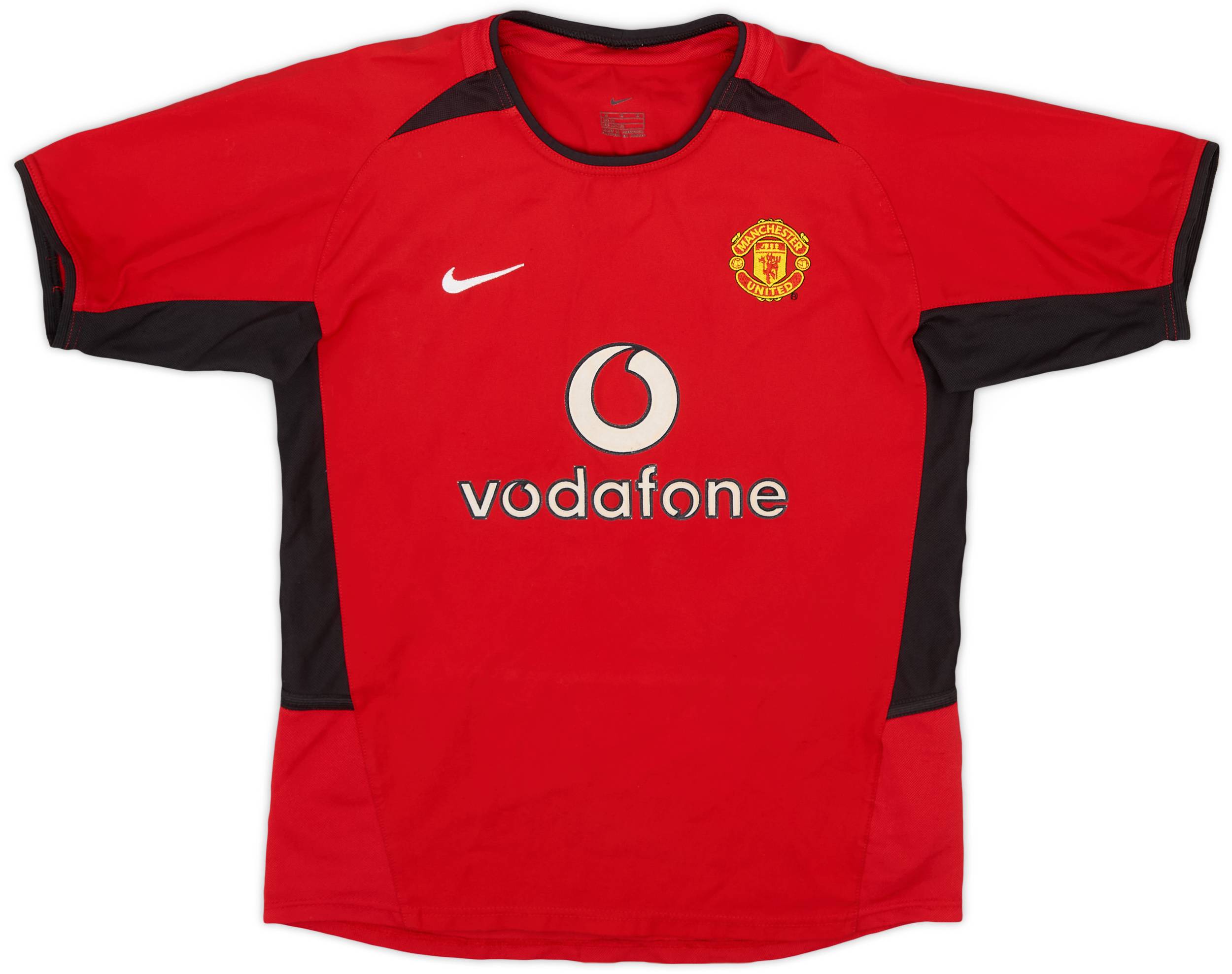 2002-04 Manchester United Home Shirt - 9/10 - (M.Boys)