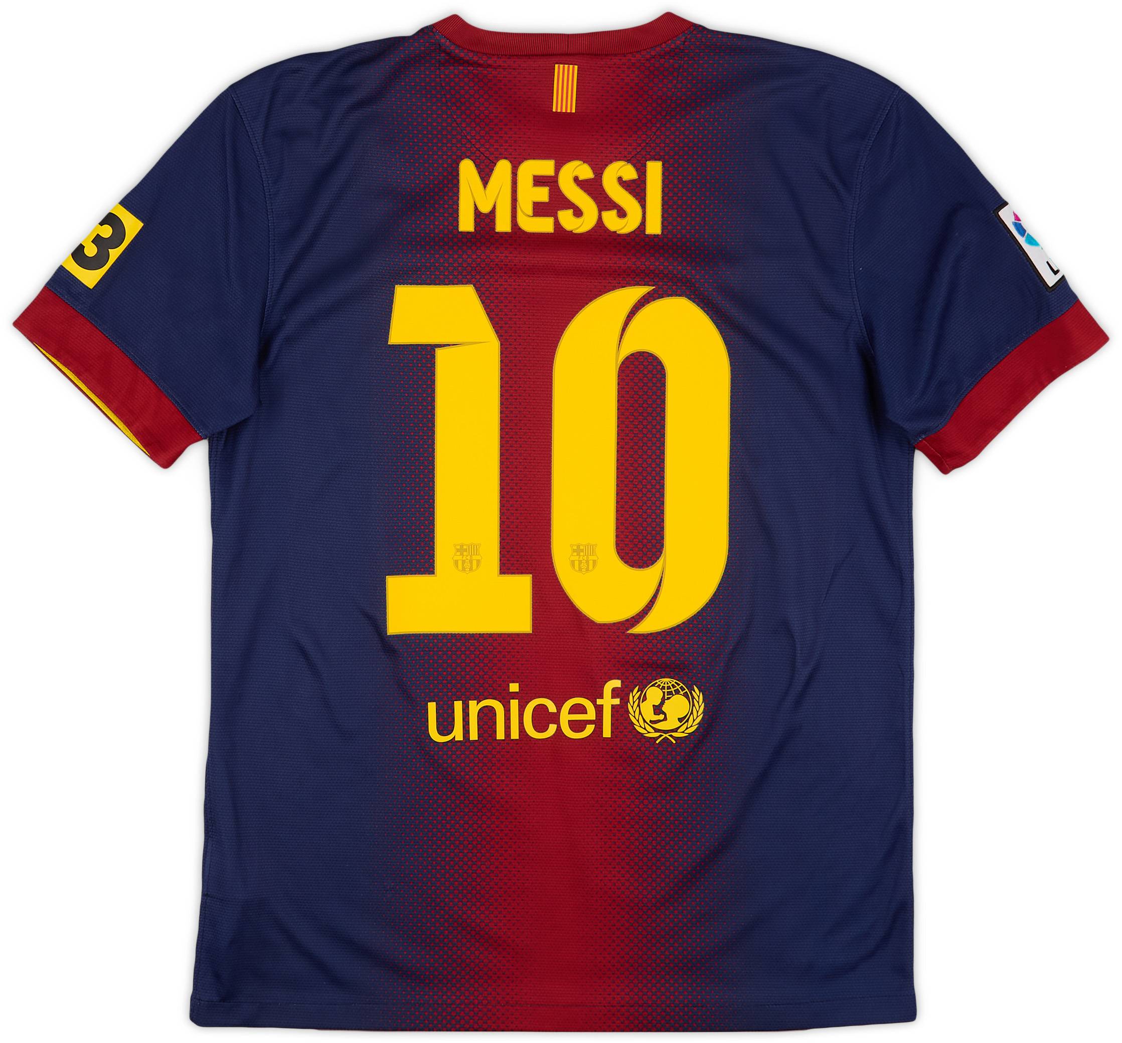 2012-13 Barcelona Home Shirt Messi #10 - 8/10 - (M)