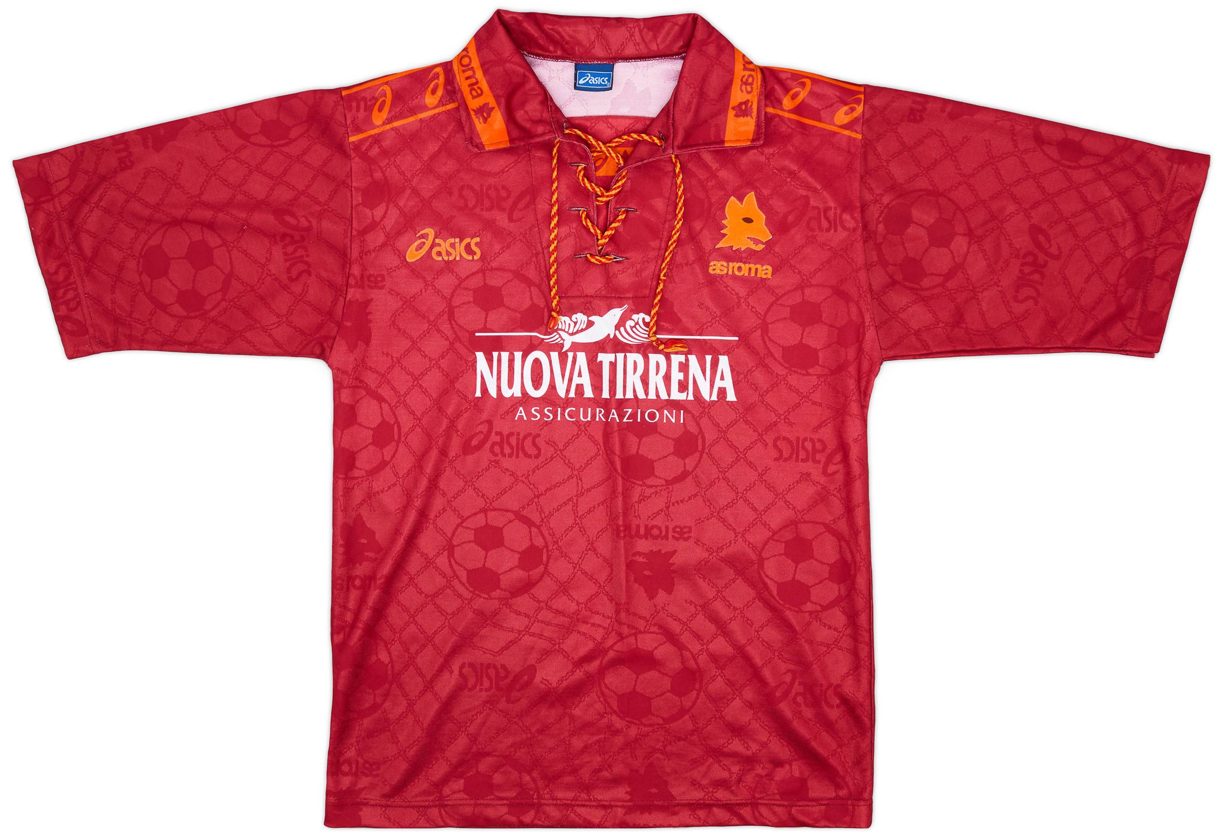 国内最安値！ 1994-95 Roma Home Shirt - 8/10 - (M) ウェア