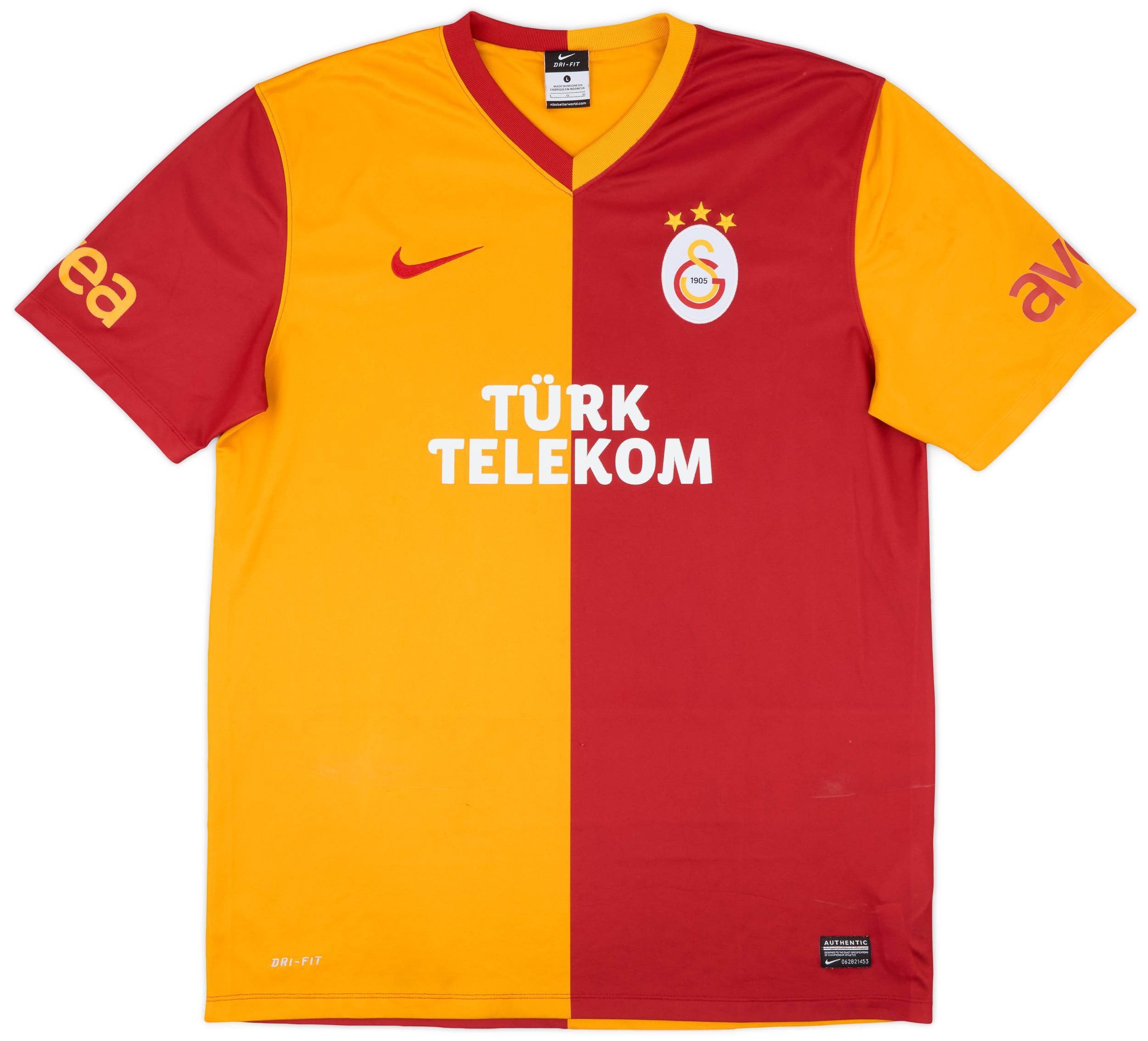 2012-13 Galatasaray Basic Home Shirt - 7/10 - (L)