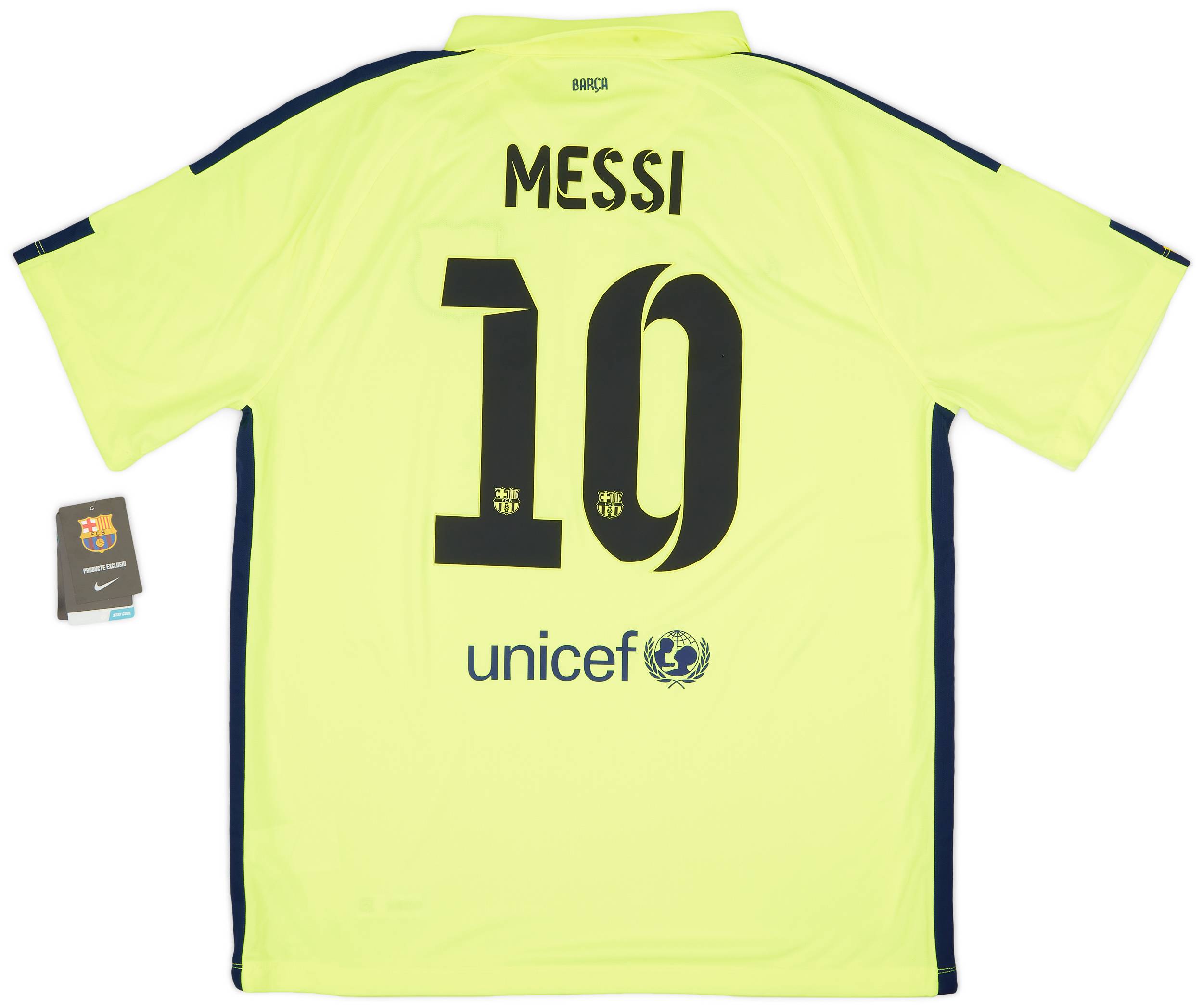 2014-15 Barcelona Third Shirt Messi #10 (XL)
