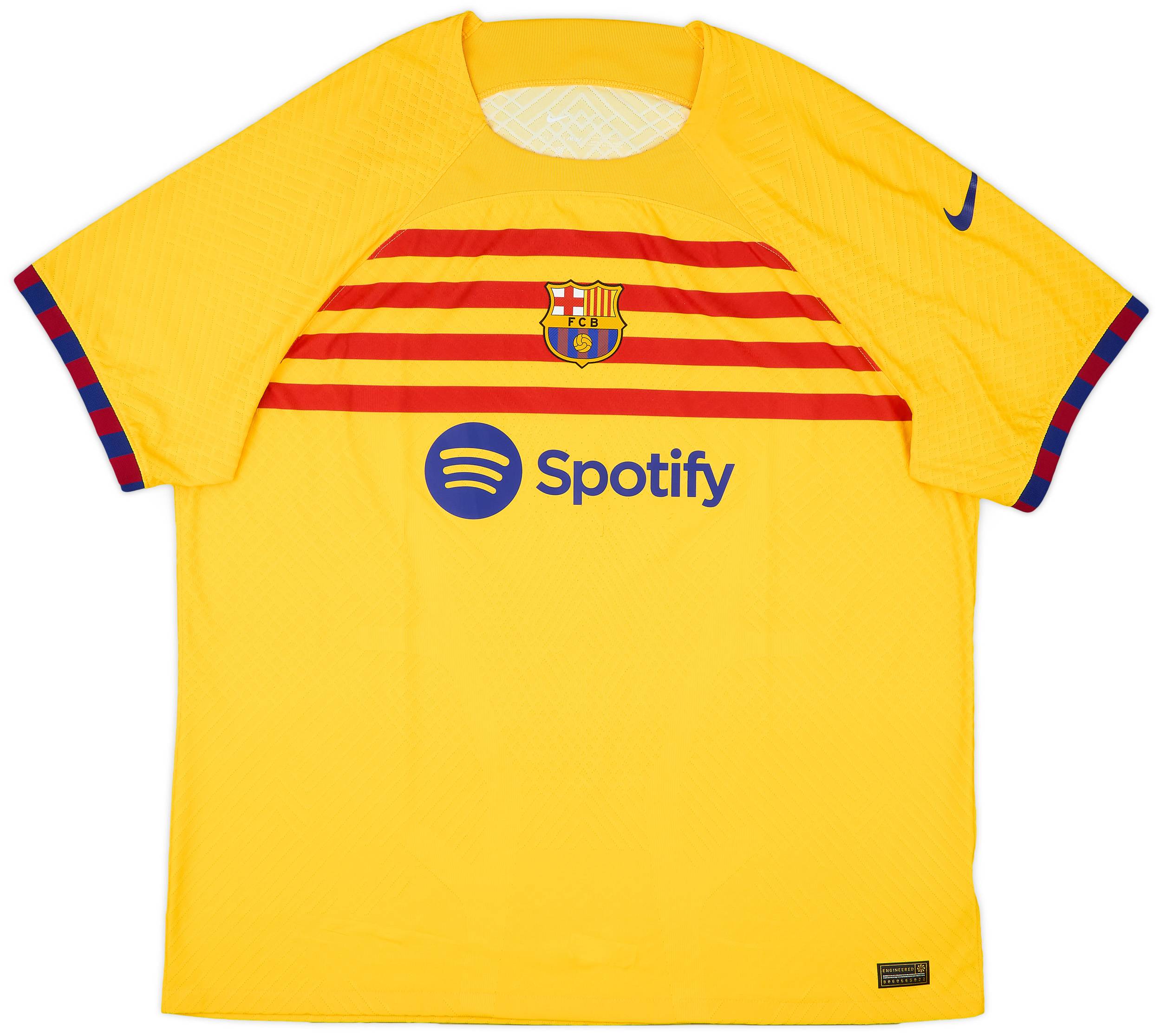 2022-23 Barcelona Authentic Fourth Shirt - 7/10 - (XXL)