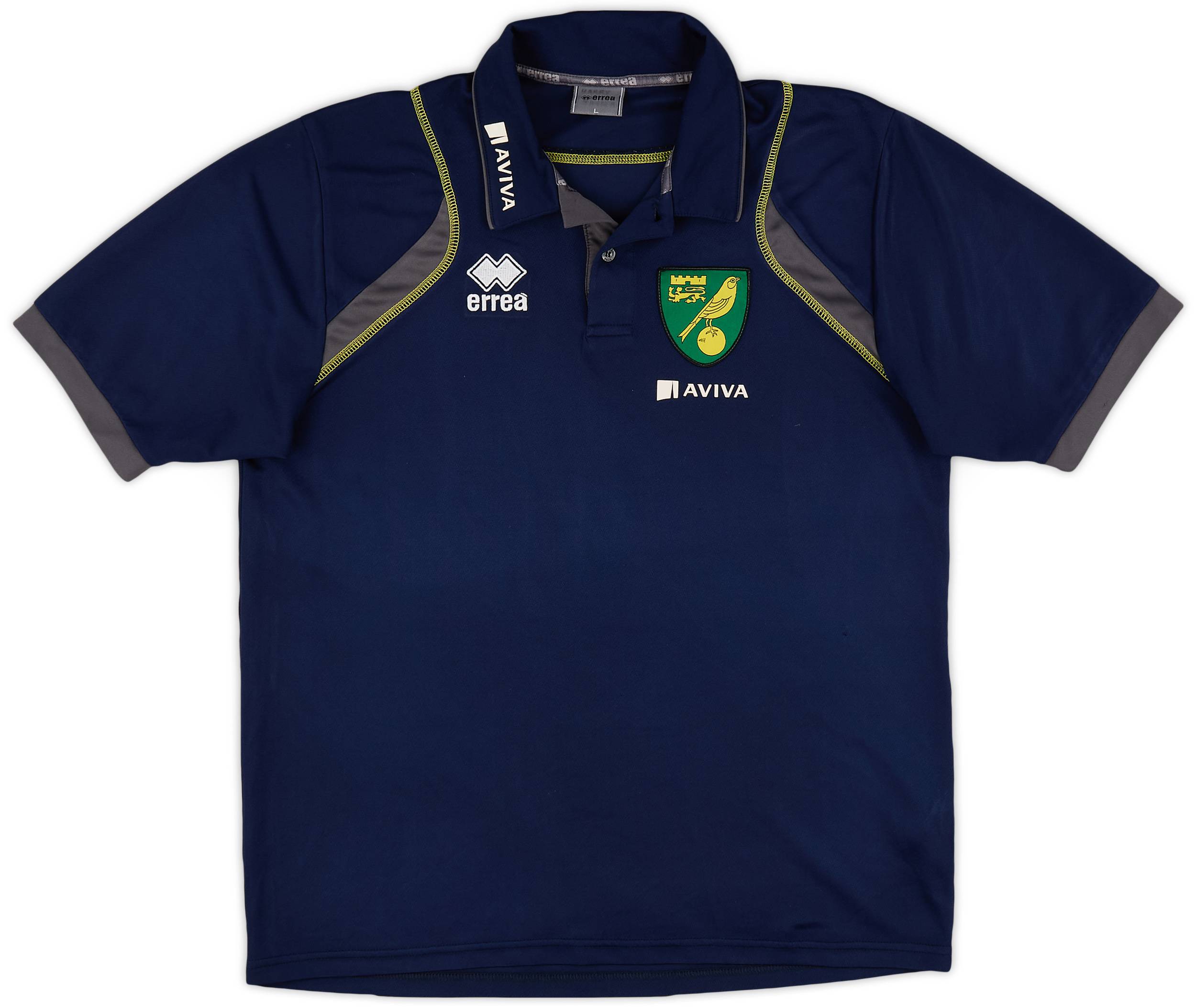 2011-12 Norwich Errea Polo Shirt - 7/10 - (L)