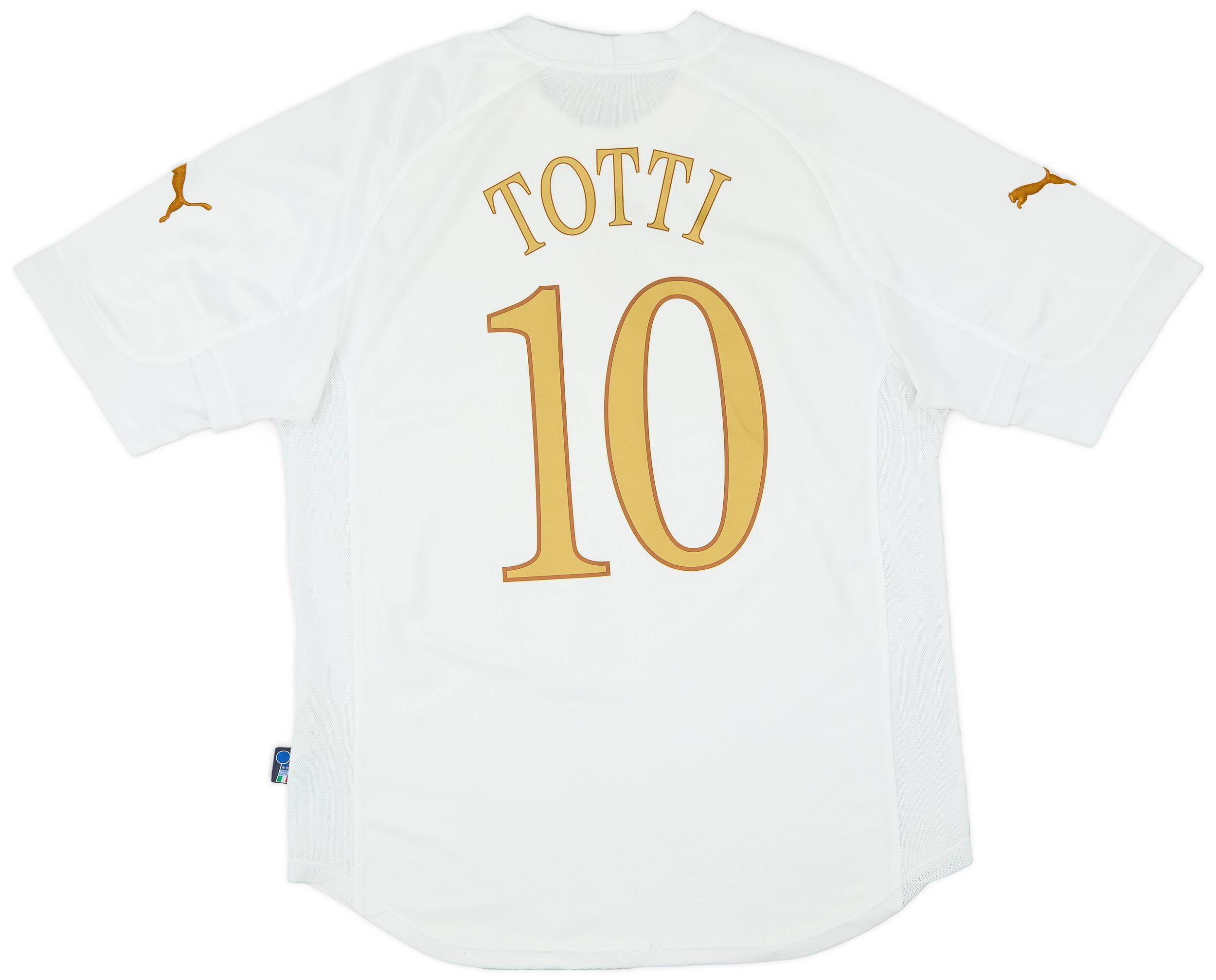 2004-06 Italy Away Shirt Totti #10 - 8/10 - (L)