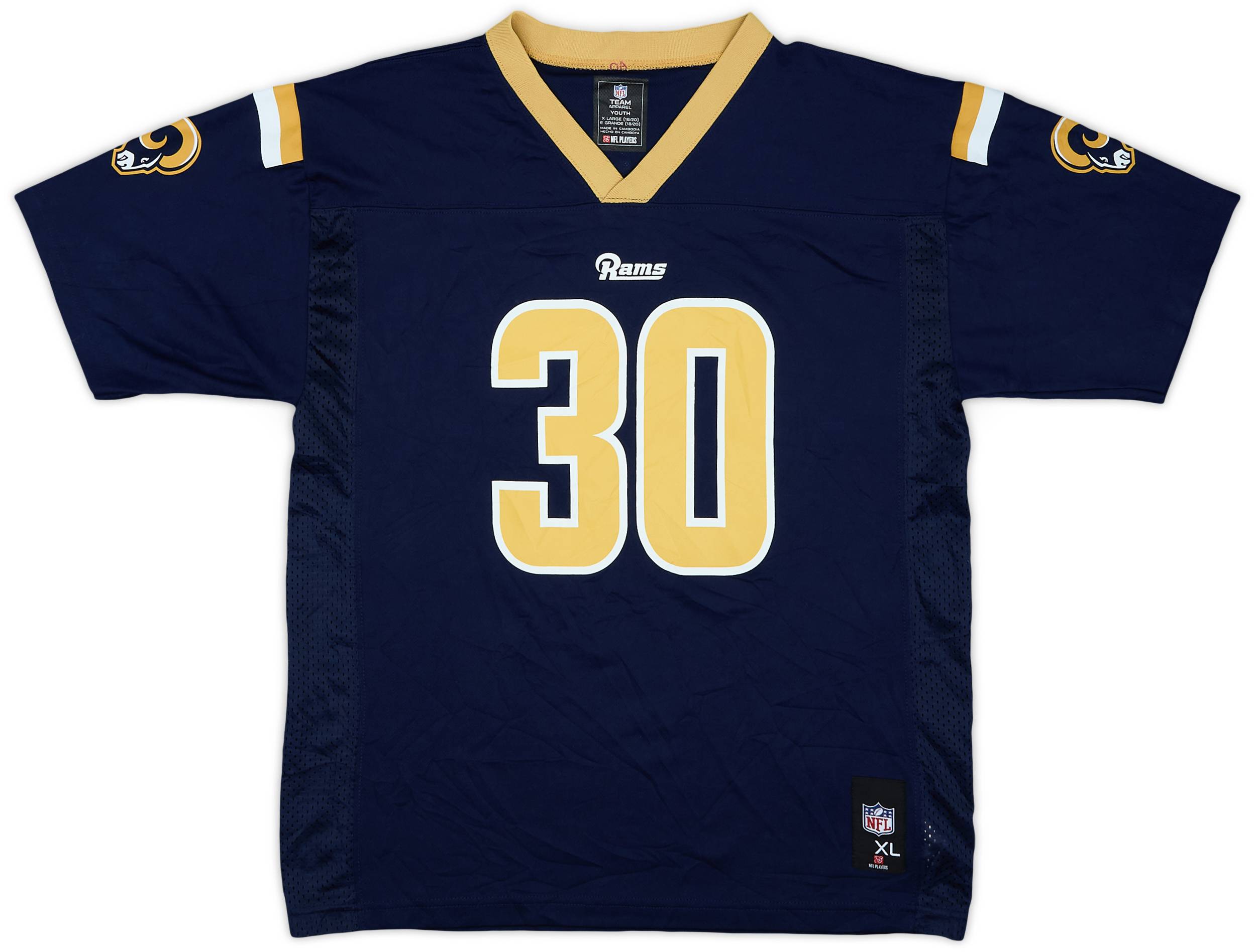 2015 St Louis Rams Gurley II #30 NFL Replica Home Jersey - 8/10 - (XL.Boys)