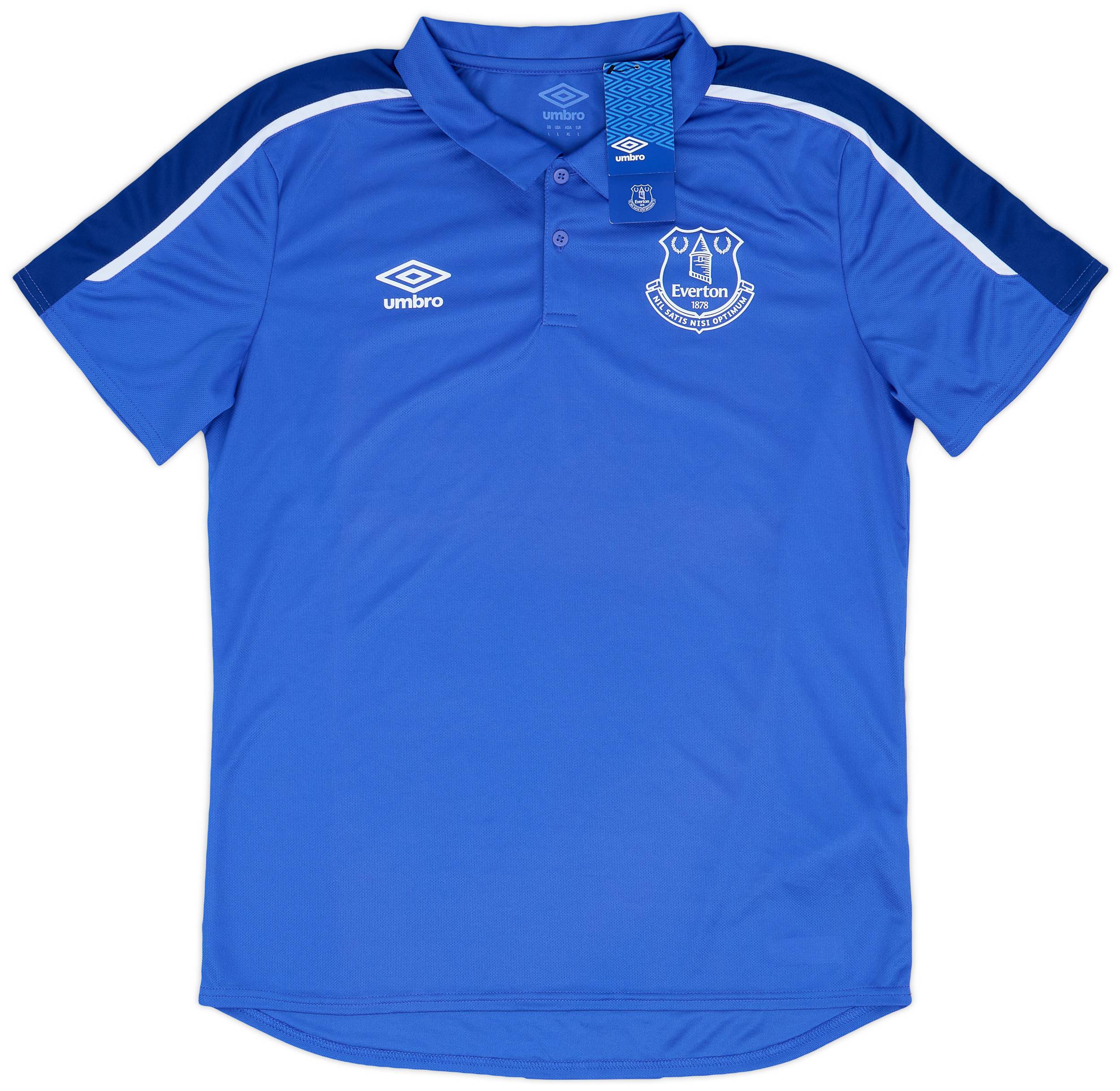 2017-18 Everton Umbro Polo Shirt (L)