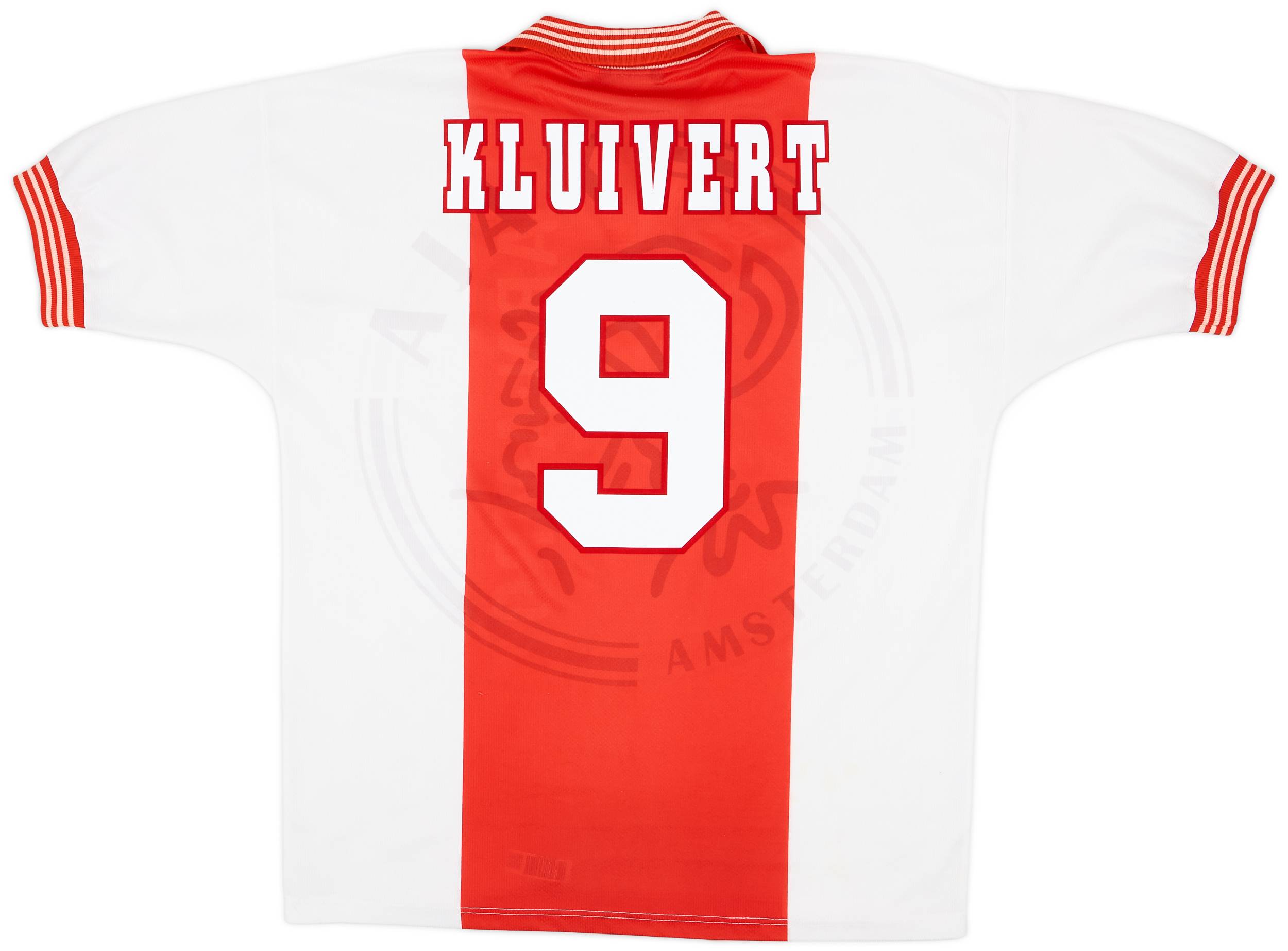 1996-97 Ajax Home Shirt Kluivert #9 - 6/10 - (XL)