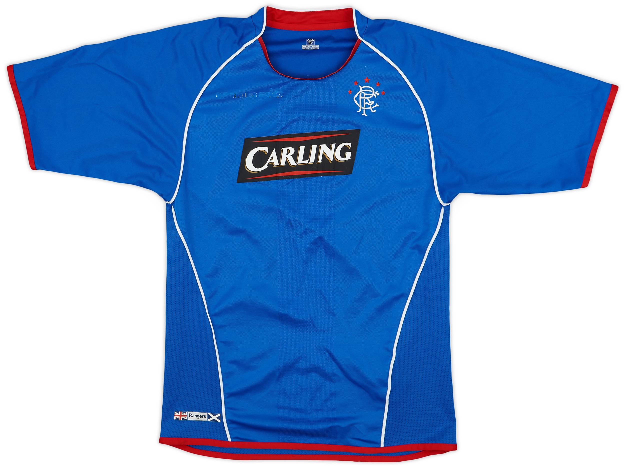 2005-06 Rangers Home Shirt - 4/10 - (Y)