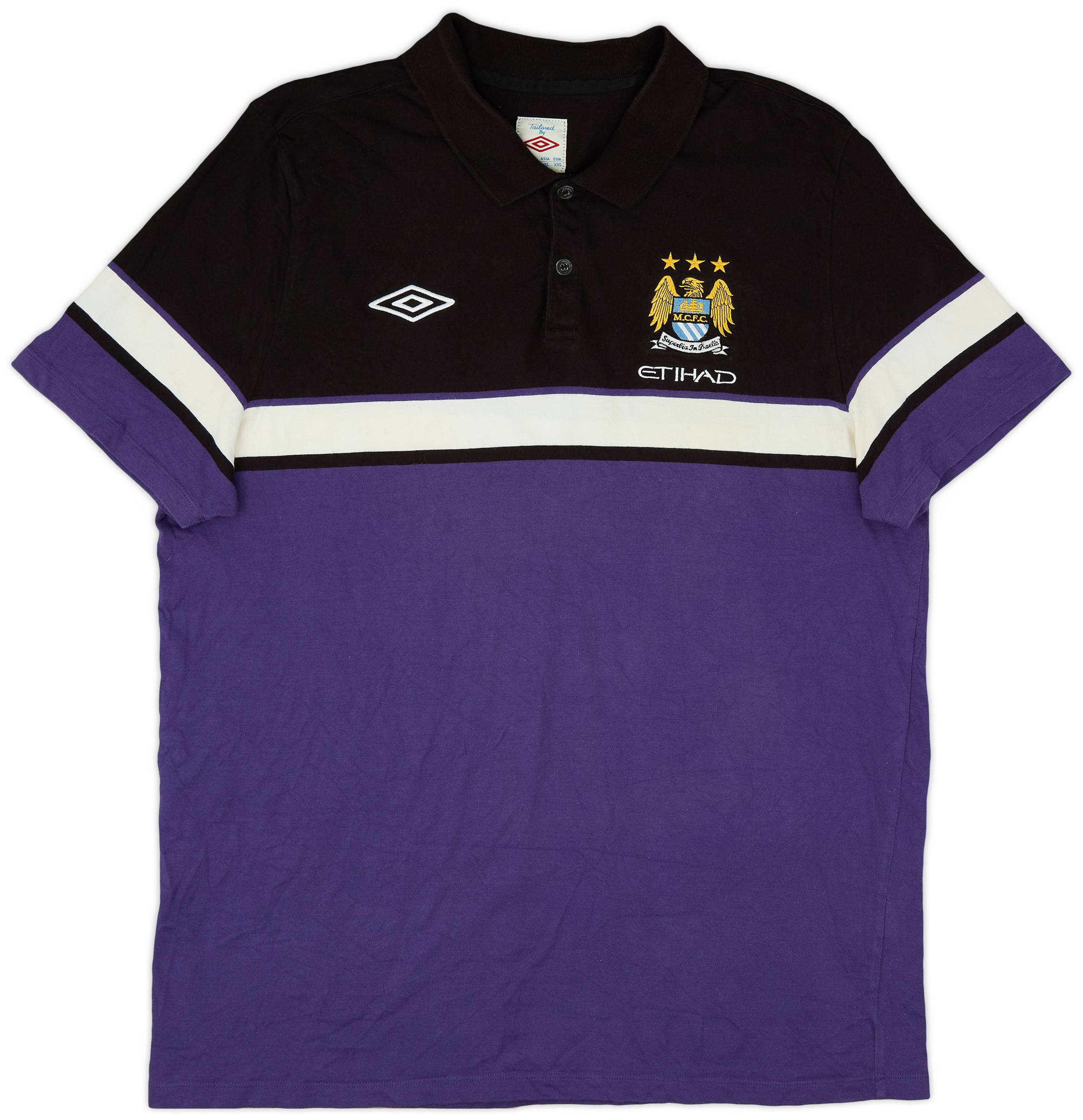 2010-11 Manchester City Umbro Polo Shirt - 5/10 - (XXL)