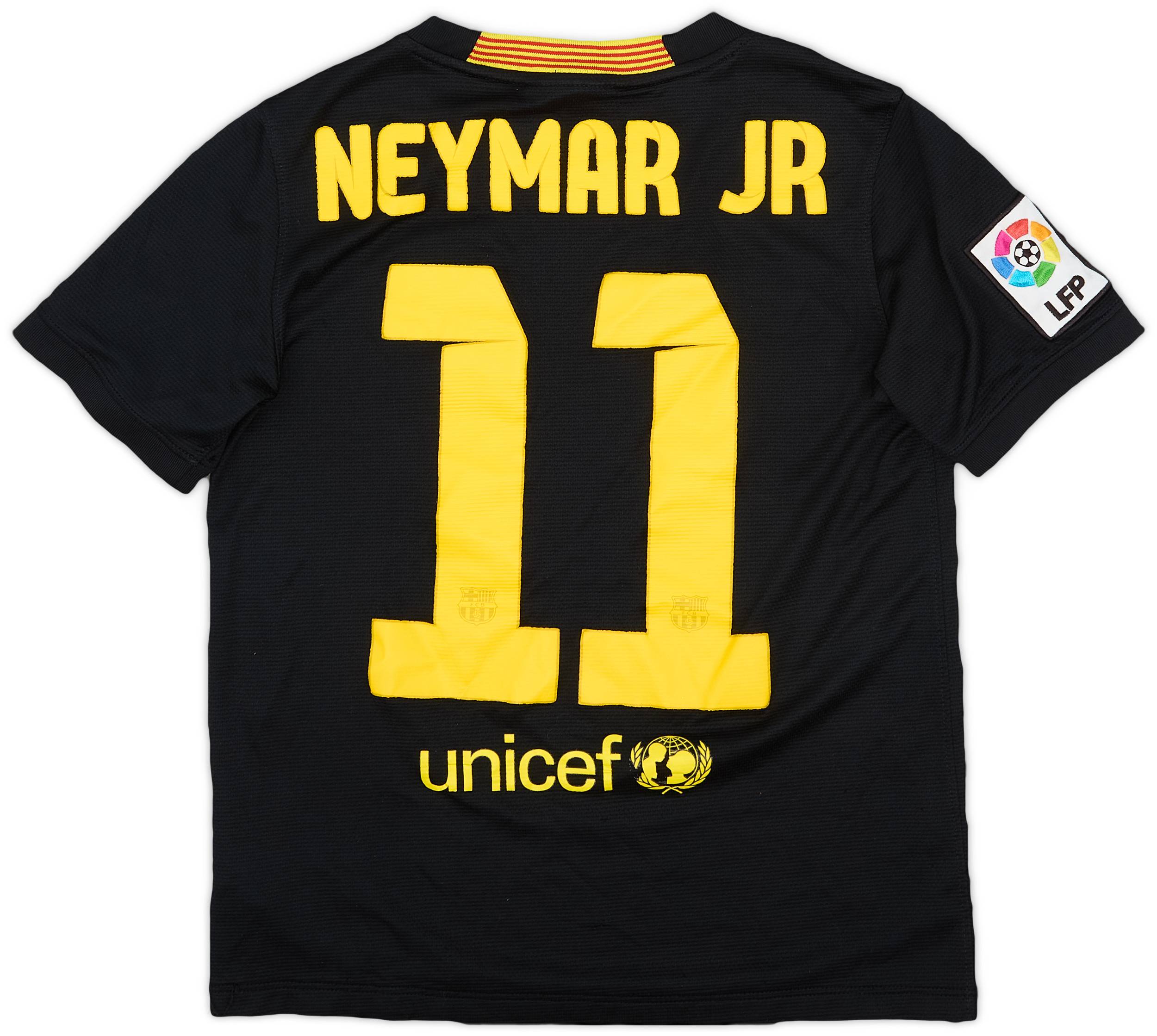 2013 14 Barcelona Third Shirt Neymar Jr 11 8 10 M.Boys