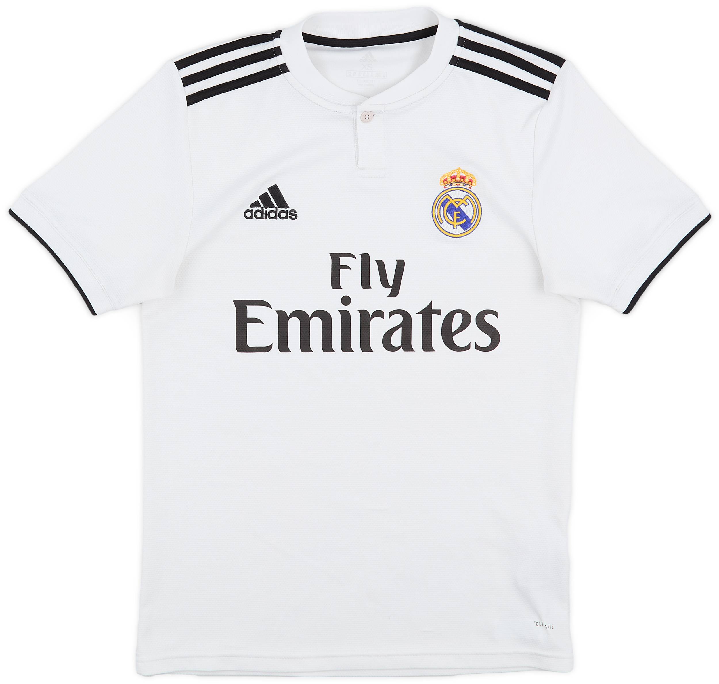2018-19 Real Madrid Home Shirt - 8/10 - (XS)