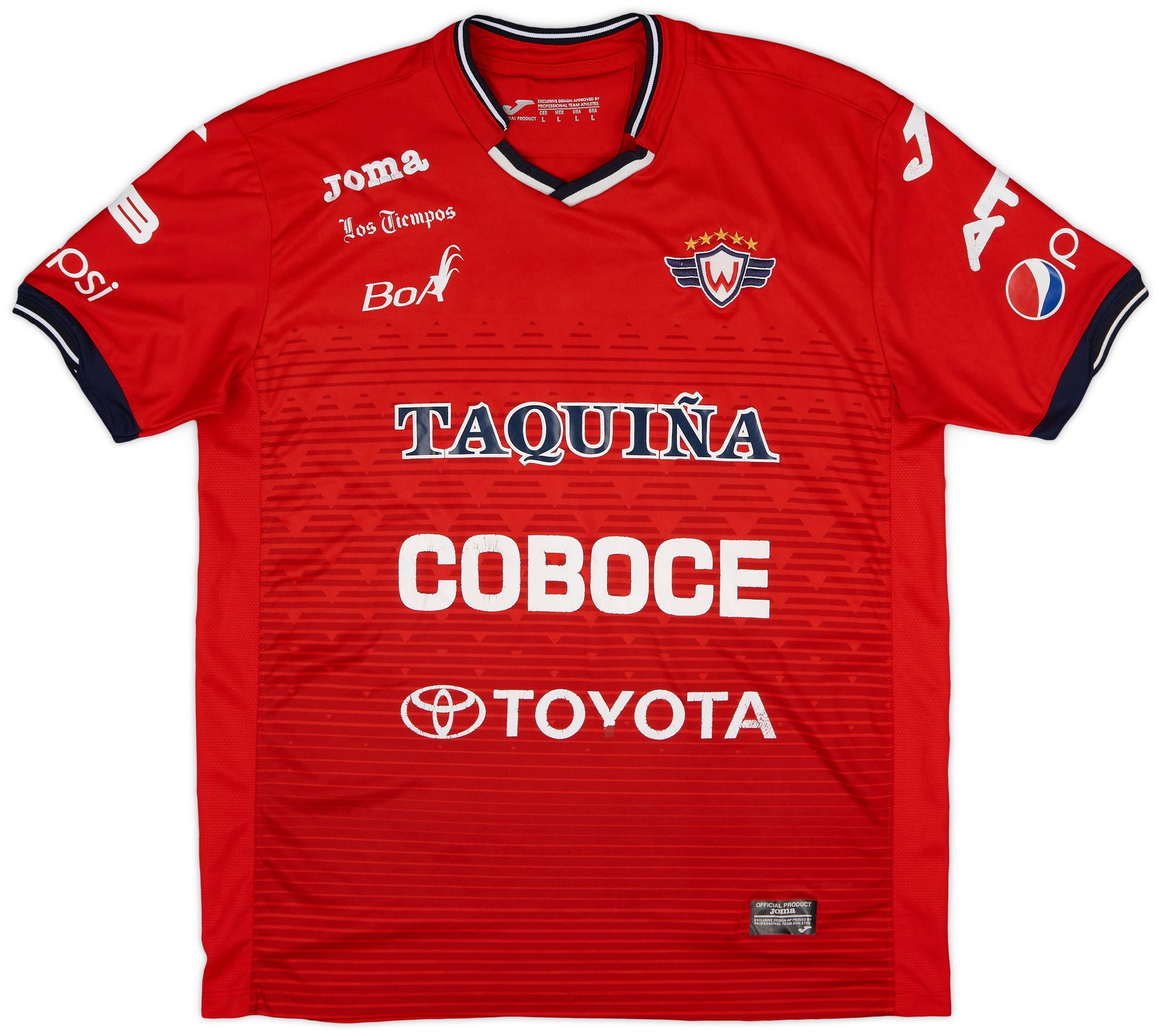 2017 Club Jorge Wilstermann Continental Home Shirt - 6/10 - (L)