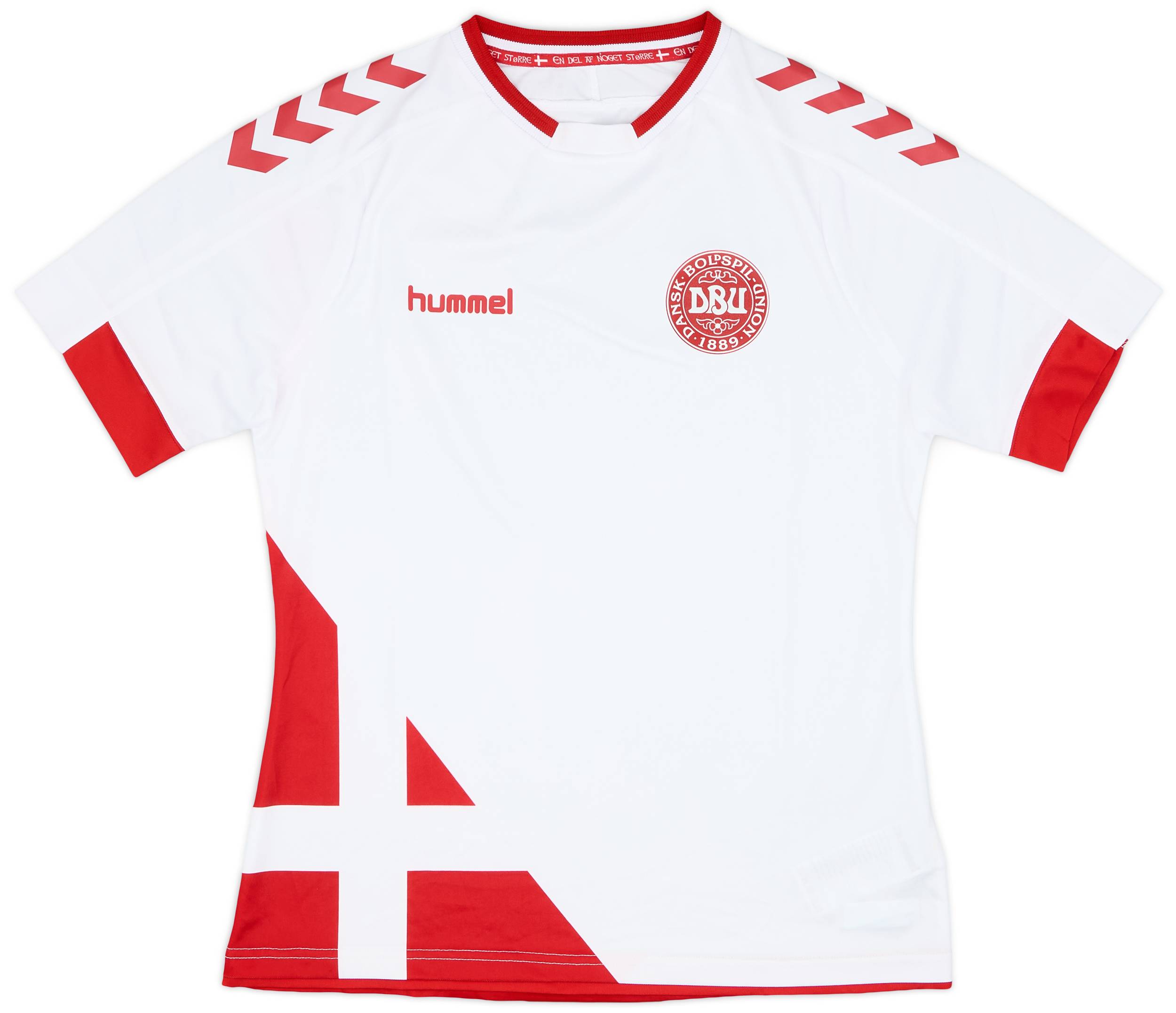 2017 Denmark Women's Away Shirt - 9/10 - (Women's L)