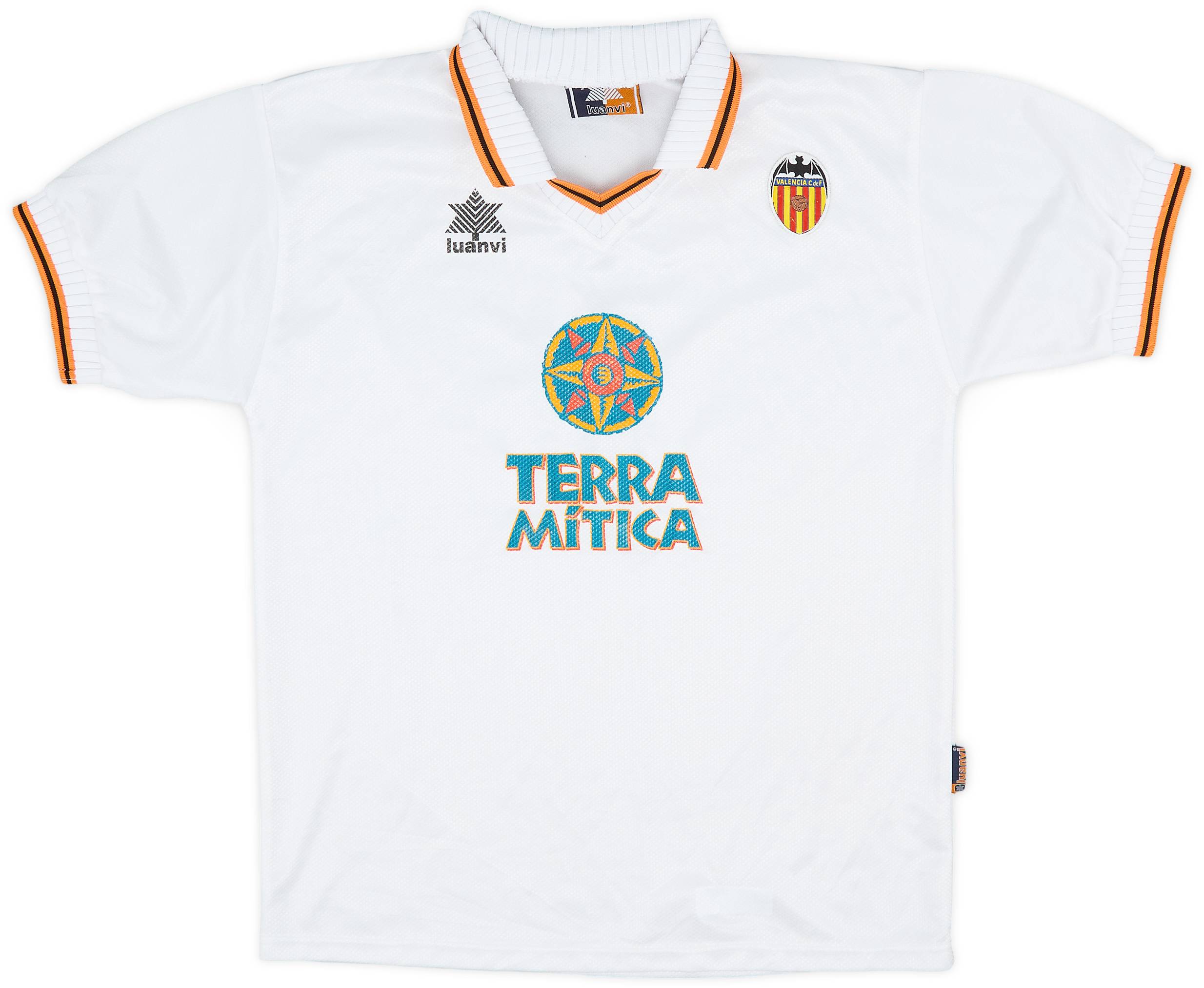 1998-99 Valencia Home Shirt - 8/10 - (XL.Boys)