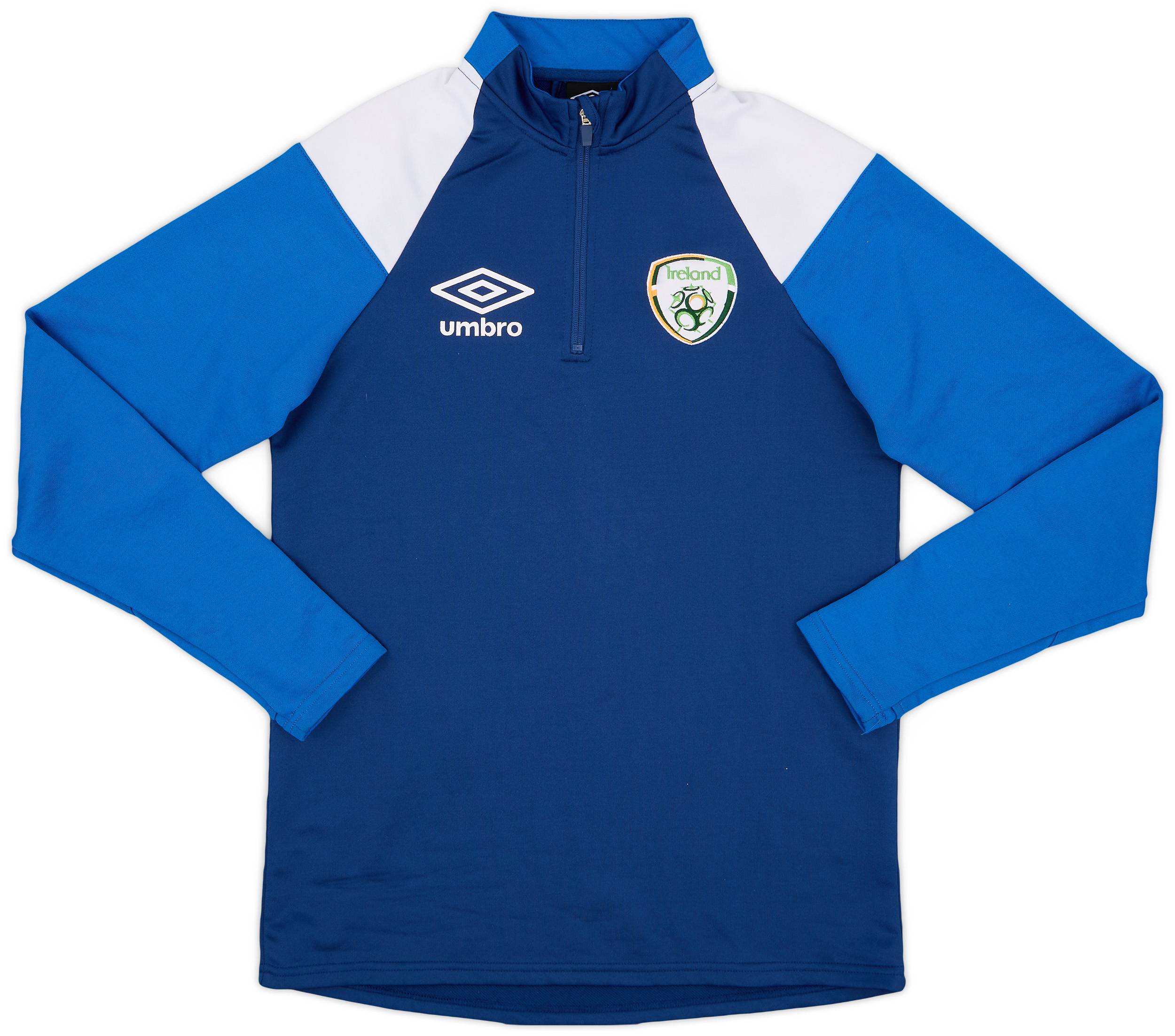 2021-22 Ireland Umbro 1/4 Zip Drill Top - 8/10 - (M)