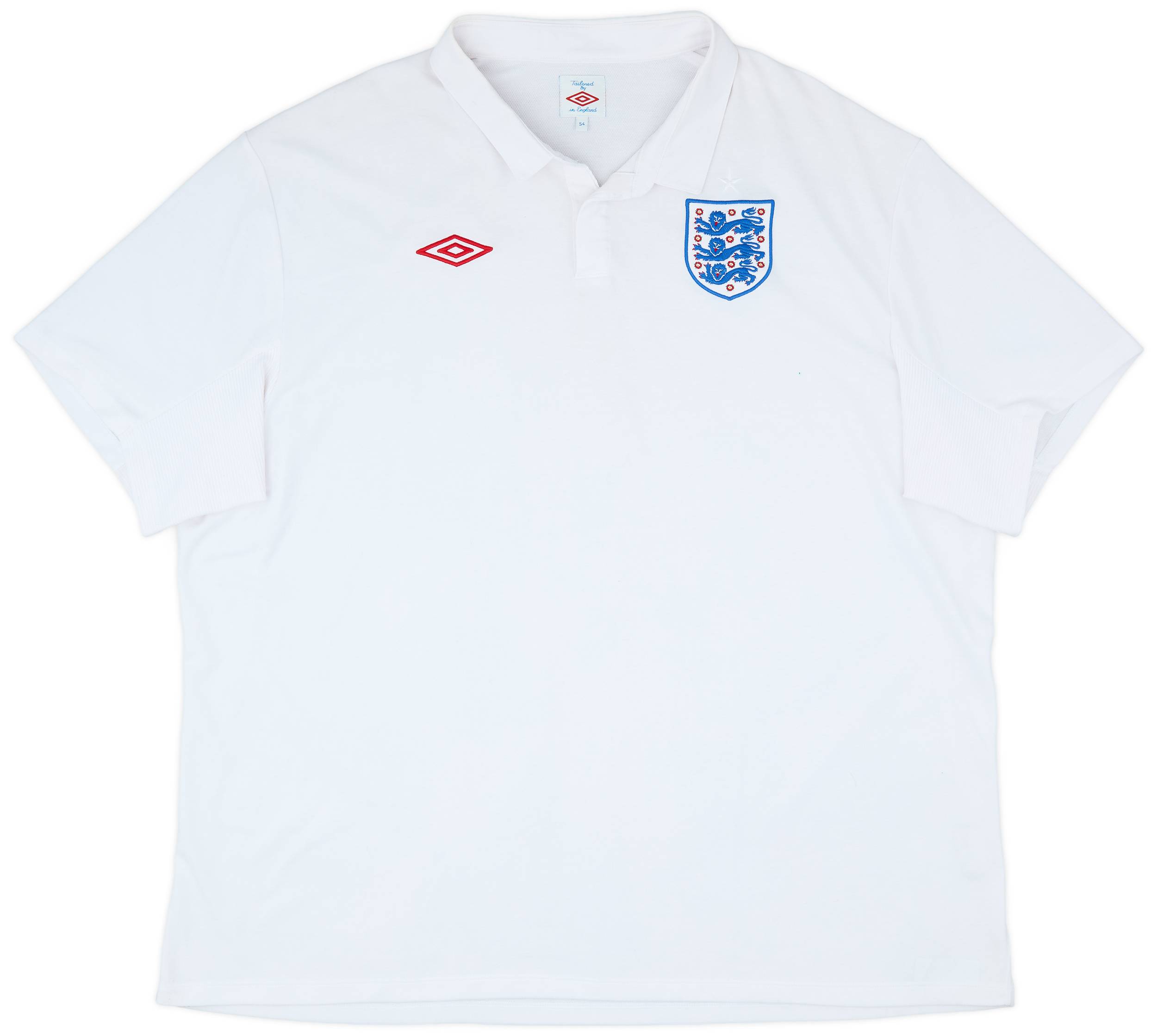 2009-10 England Home Shirt - 8/10 - (3XL)