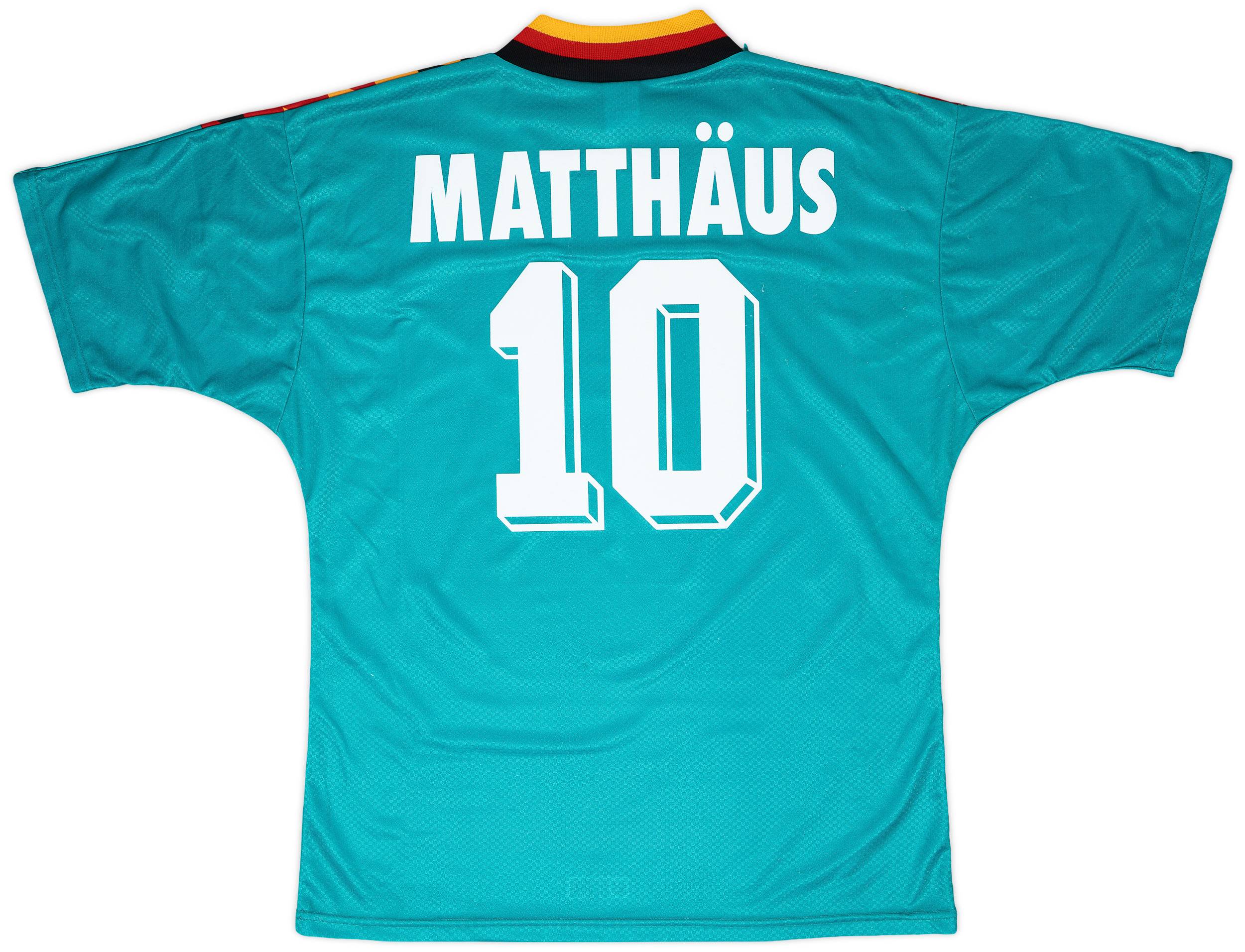 1994-96 Germany Away Shirt Matthaus #10 - 6/10 - (L)