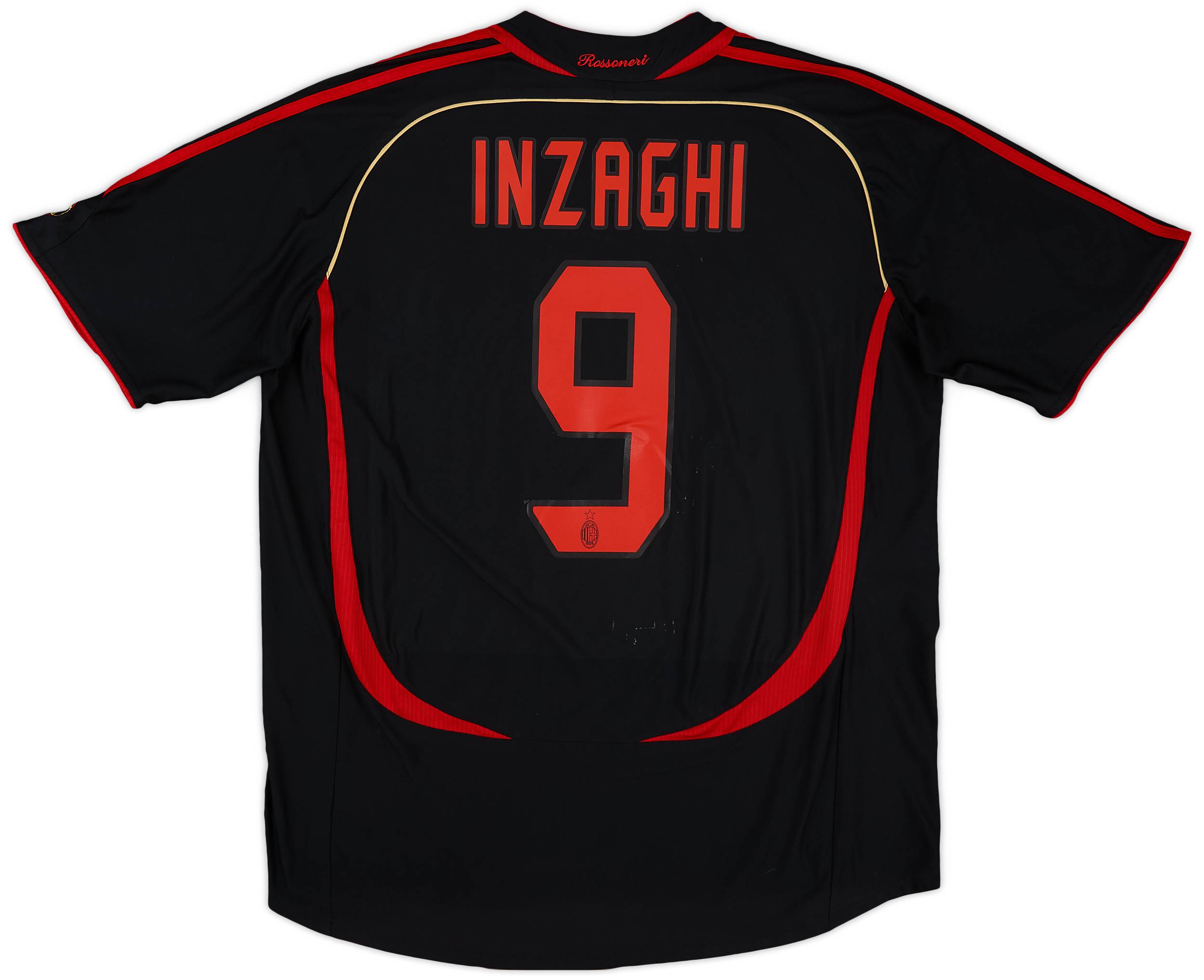 2006-07 AC Milan Third Shirt Inzaghi #9 - 5/10 - (XL)