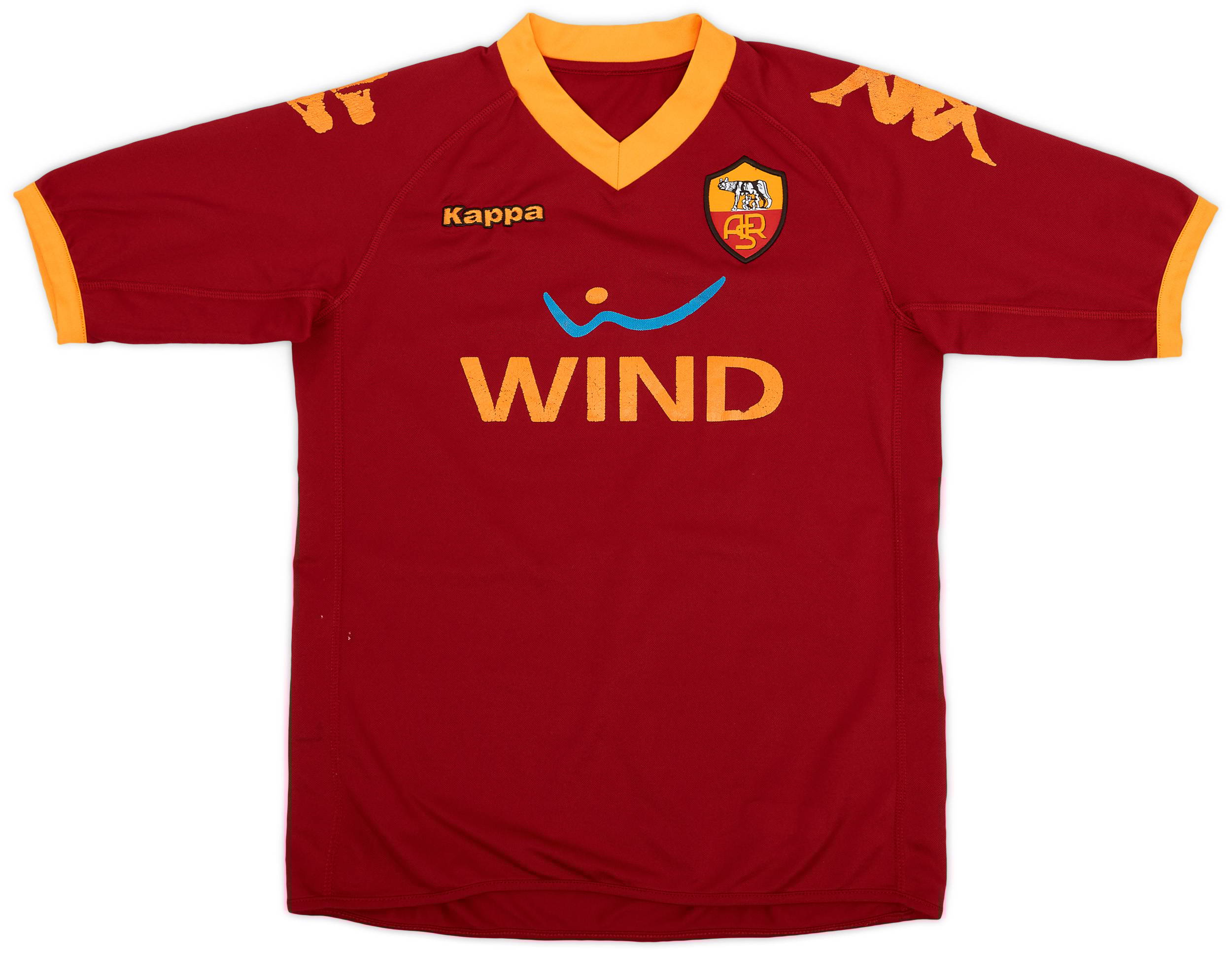 2010-11 Roma Home Shirt - 5/10 - (XL.Boys)