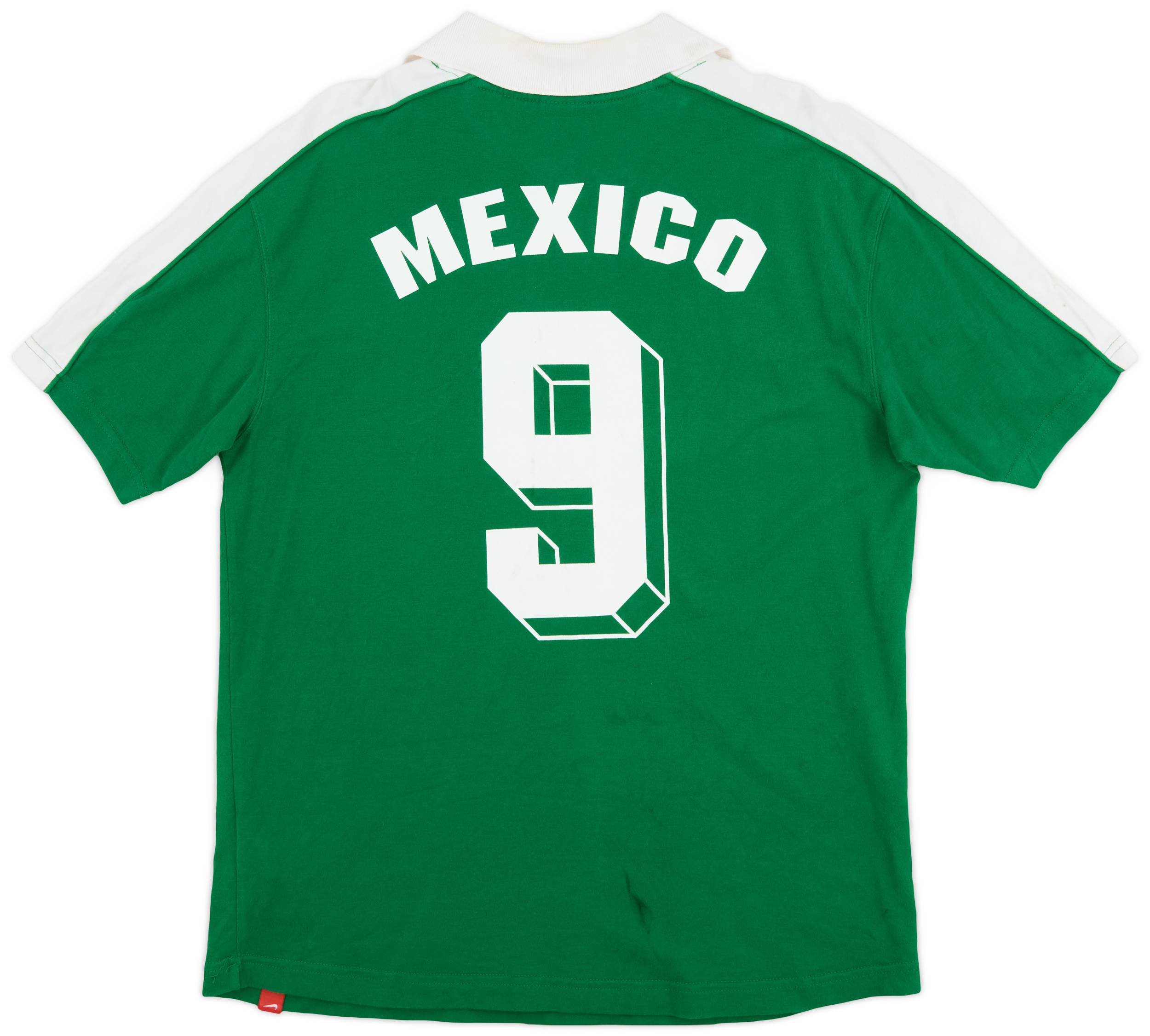 2005-06 Mexico Nike Polo Shirt Mexico #9 - 6/10 - (L)