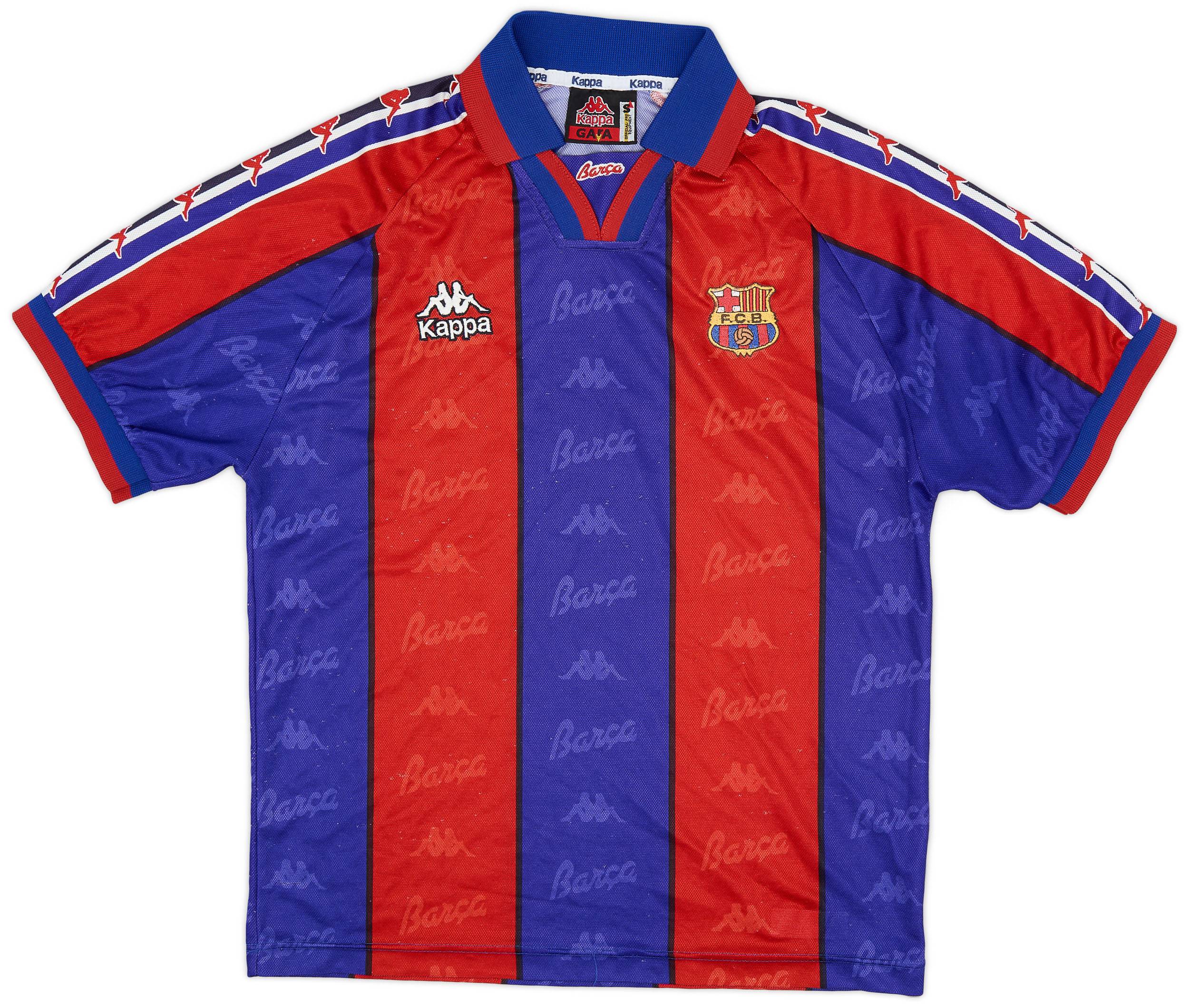1995-97 Barcelona Home Shirt - 6/10 - (S)