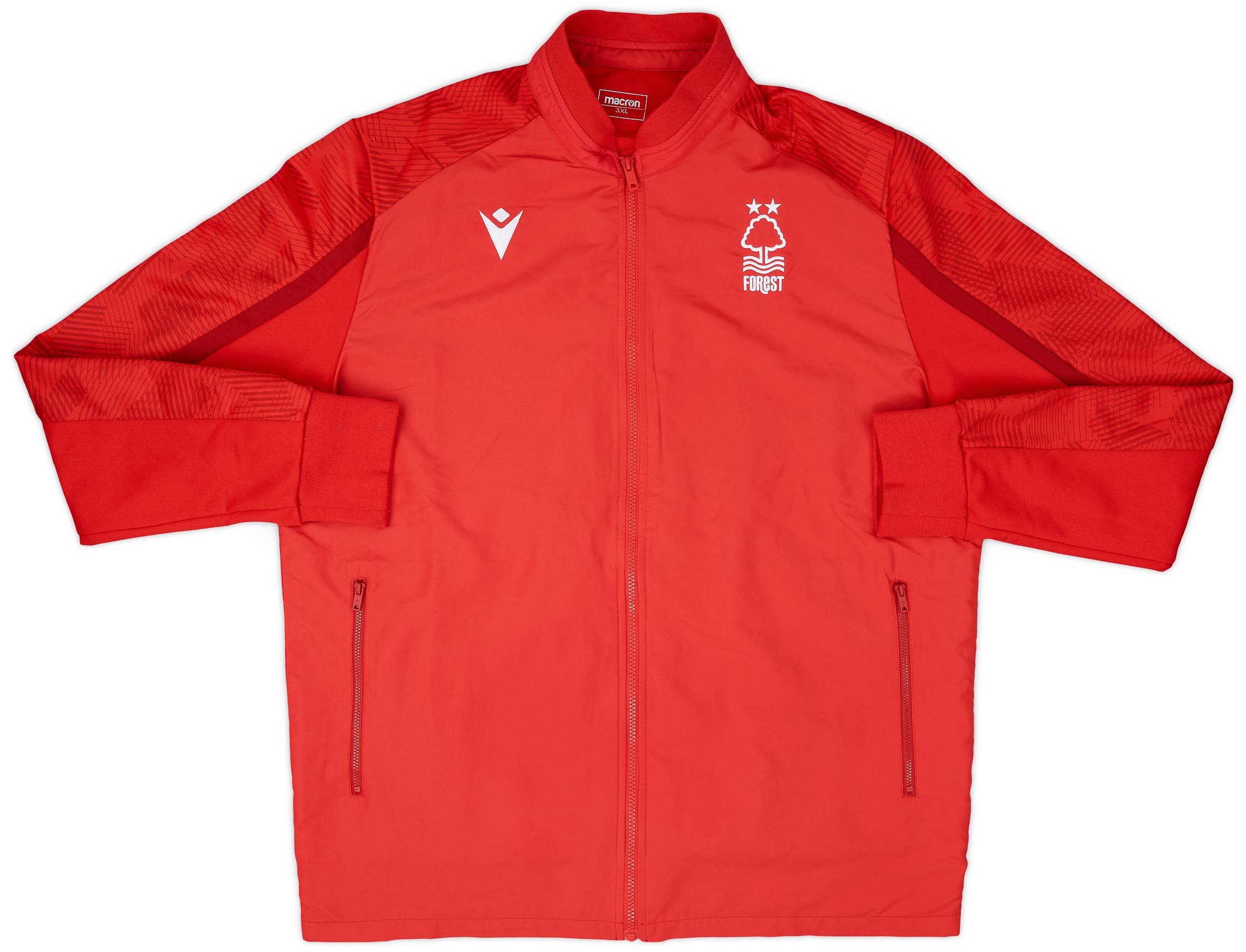 2019-20 Nottingham Forest Macron Track Jacket - 8/10 - (3XL)