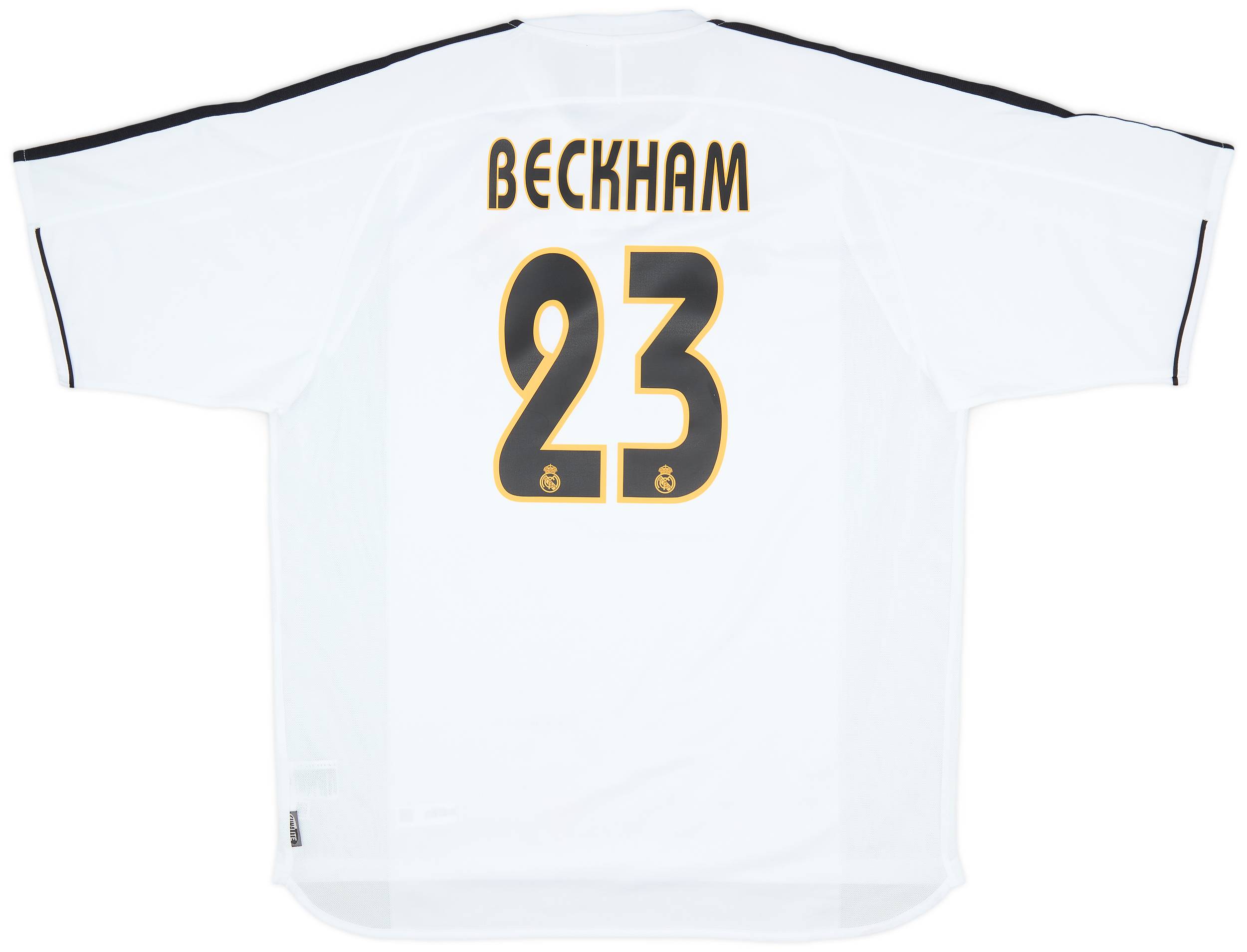 2003-04 Real Madrid Home Shirt Beckham #23 (XL)