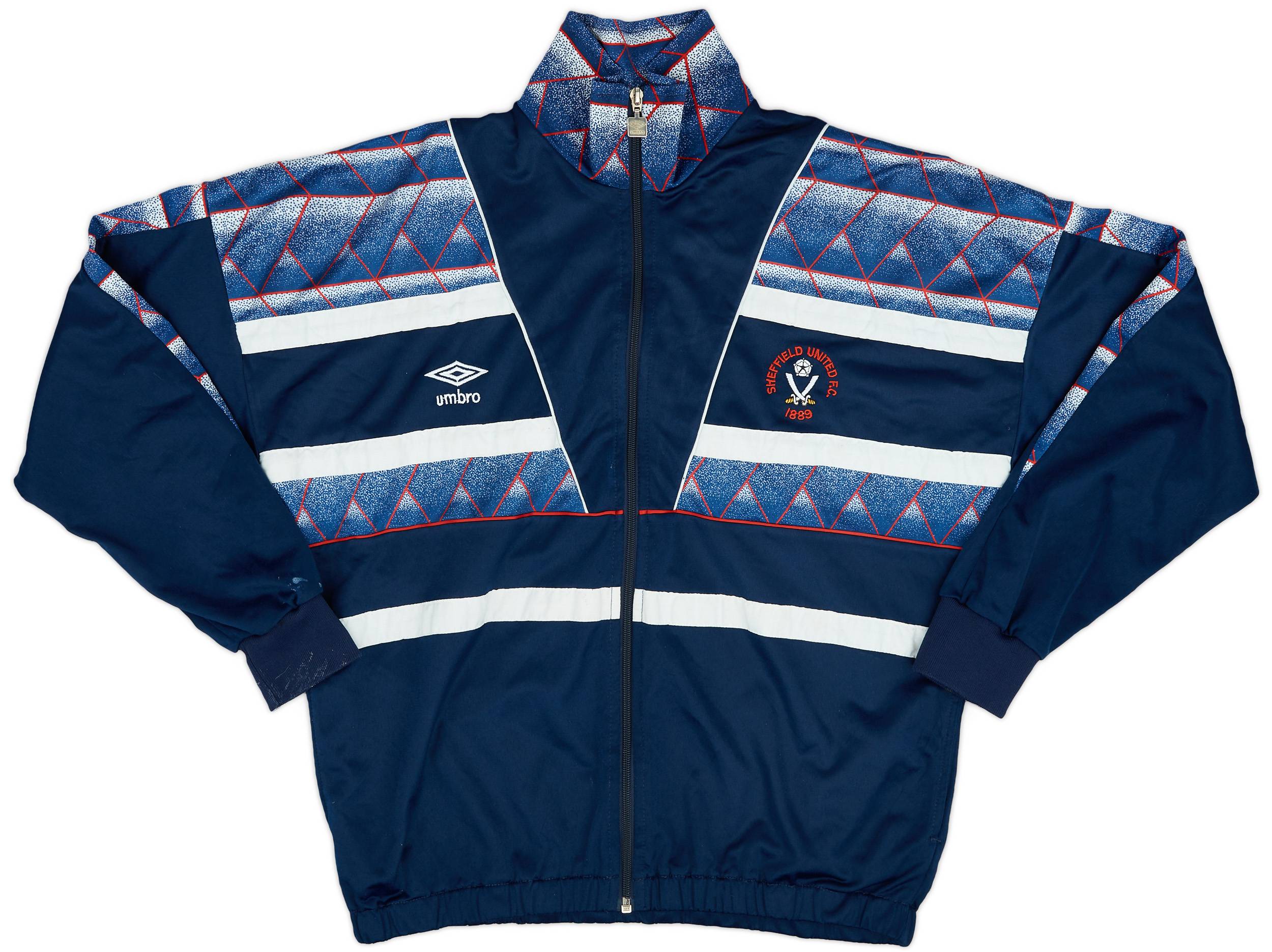 1987-89 Sheffield United Umbro Track Top - 8/10 - (XL)
