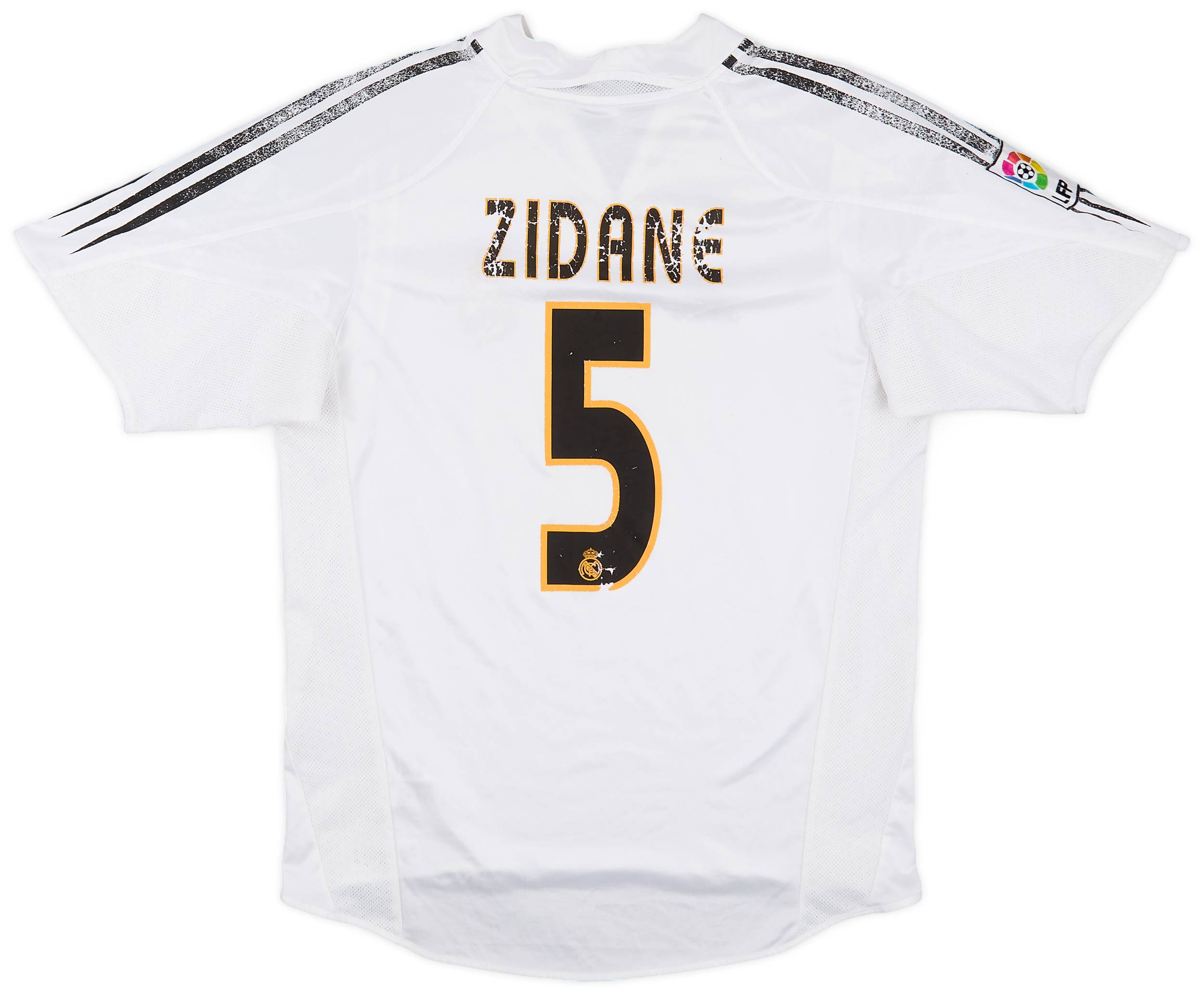 2004-05 Real Madrid Home Shirt Zidane #5 - 4/10 - (S)
