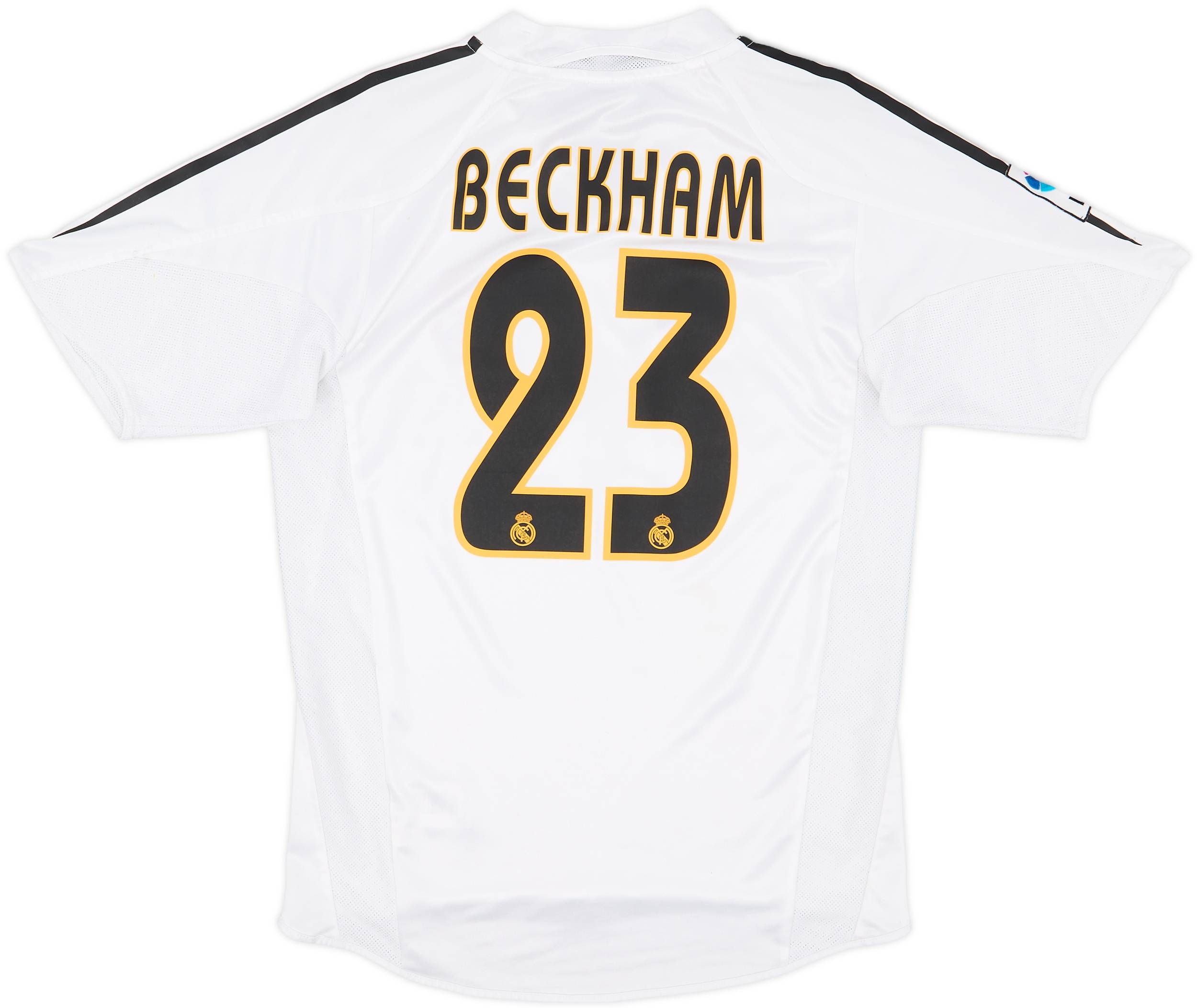 2004-05 Real Madrid Home Shirt Beckham #23 - 8/10 - (S)
