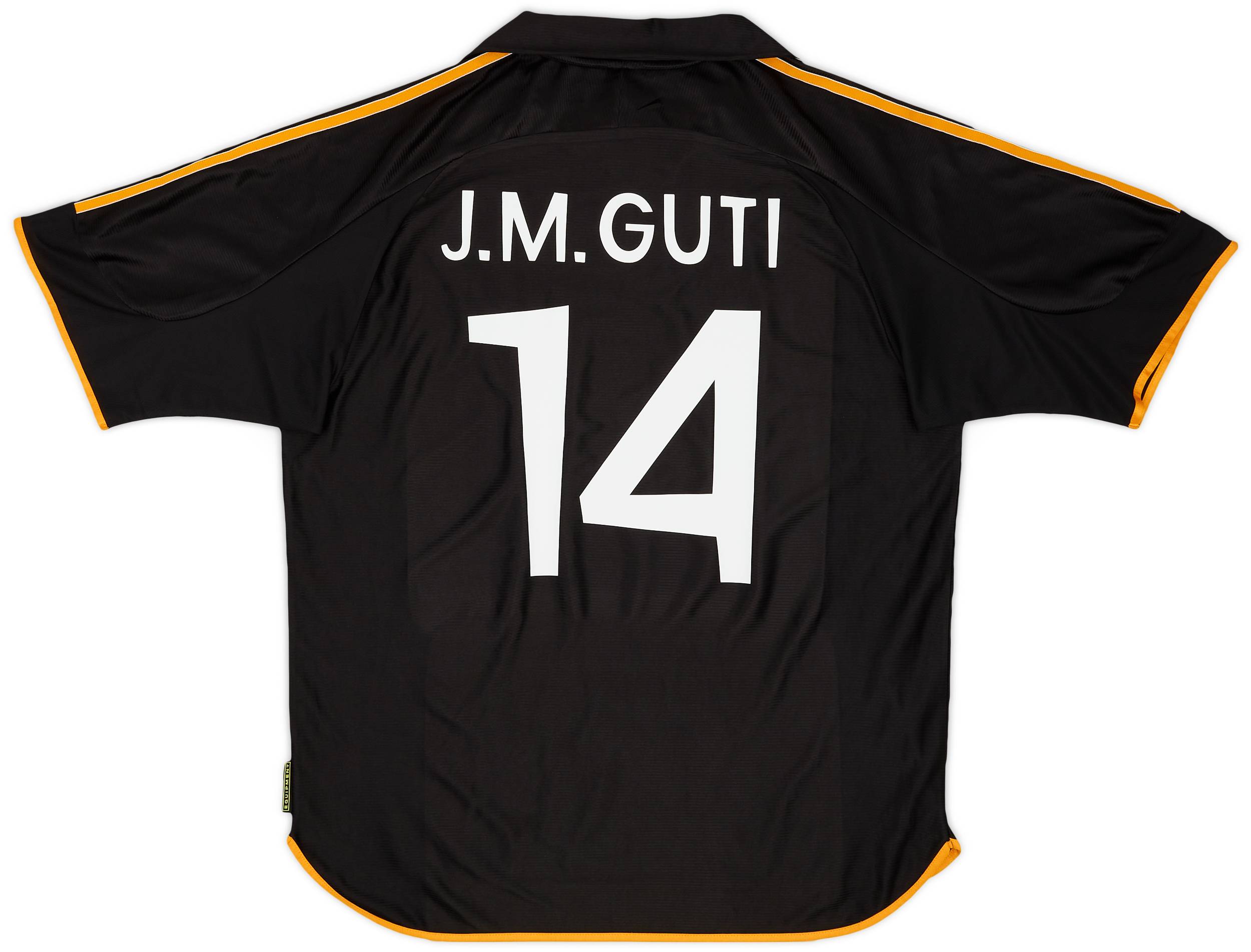 1999-01 Real Madrid Away Shirt J.M.Guti #14 - 8/10 - (XXL)