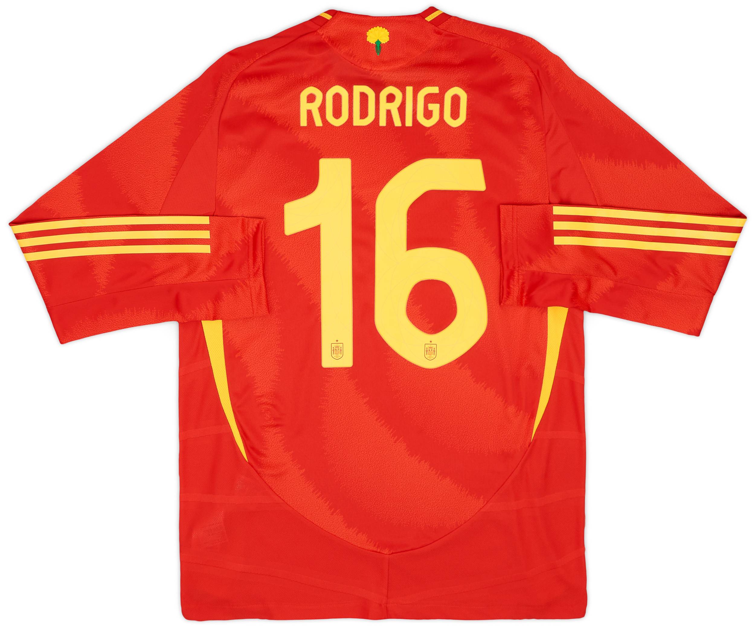 2024-25 Spain Authentic Home L/S Shirt Rodrigo #16