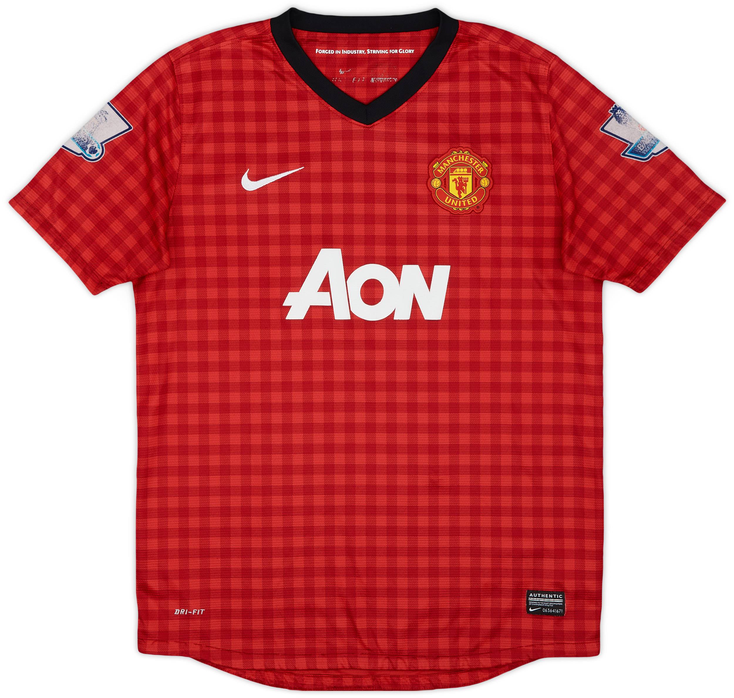 2012-13 Manchester United Home Shirt - 7/10 - (XL.Boys)
