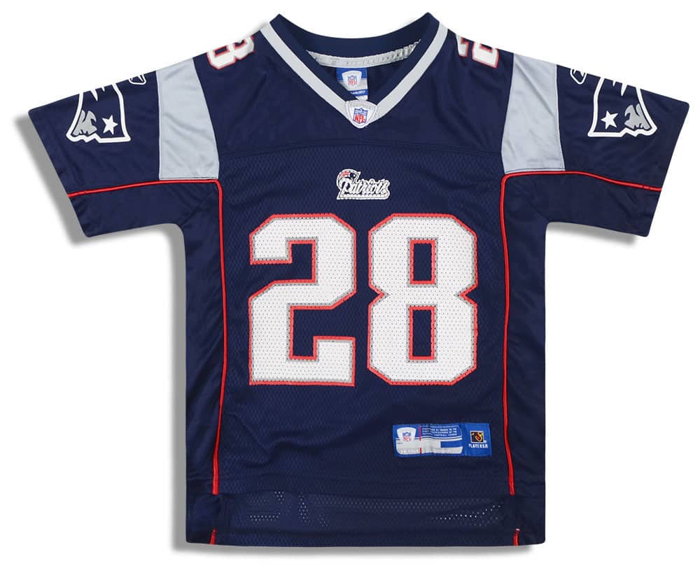 2005 06 New England Patriots Dillon 28 Reebok On Field Jersey Home Y