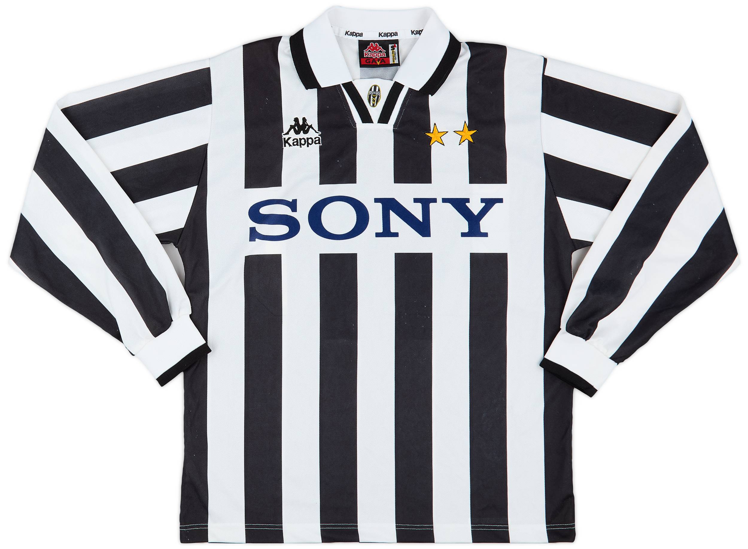 1995-97 Juventus Home L/S Shirt #26 - 5/10 - (S)